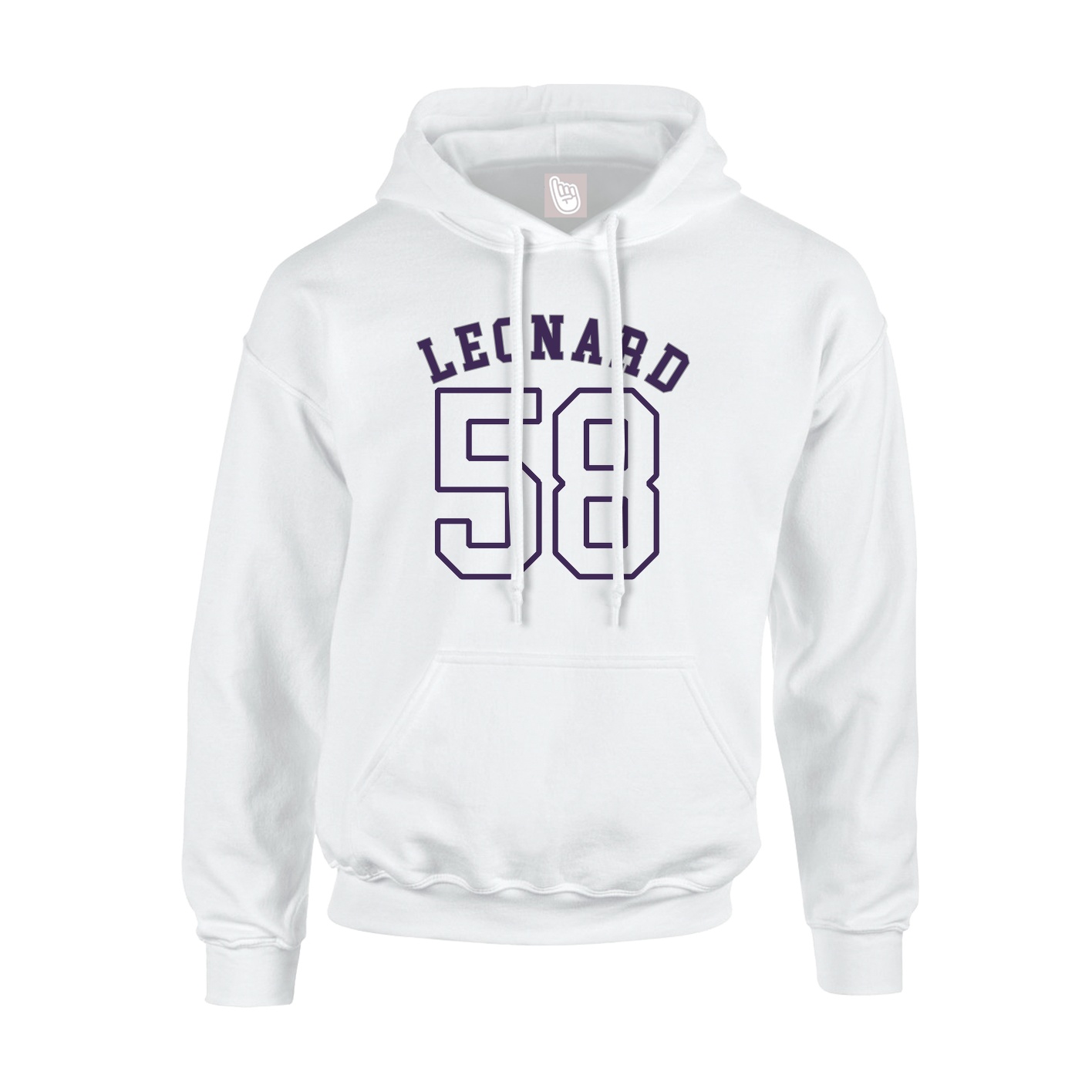 Hoodie — Shirsey Arch in White