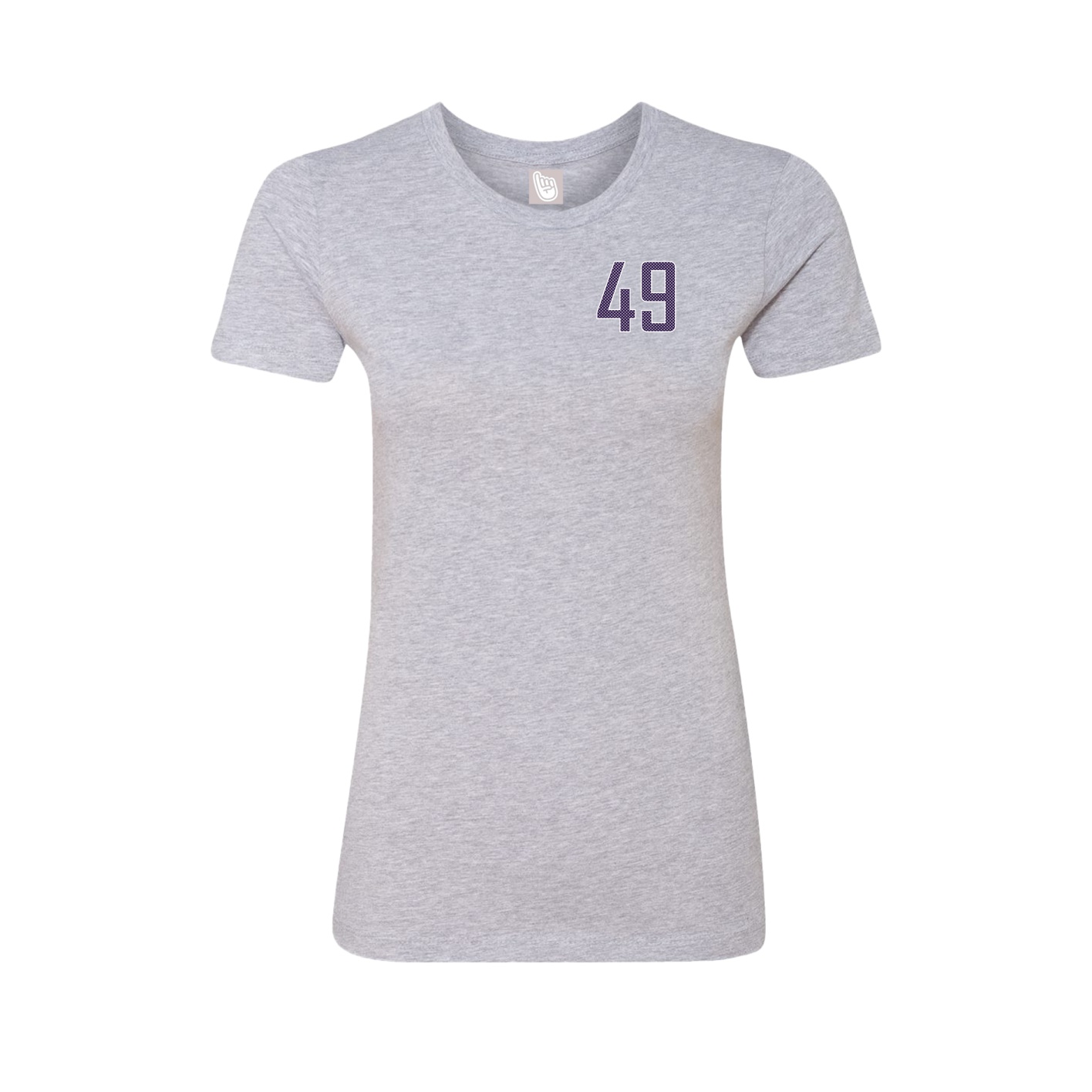 Fitted Women's Tee — Front Shirsy in Grey