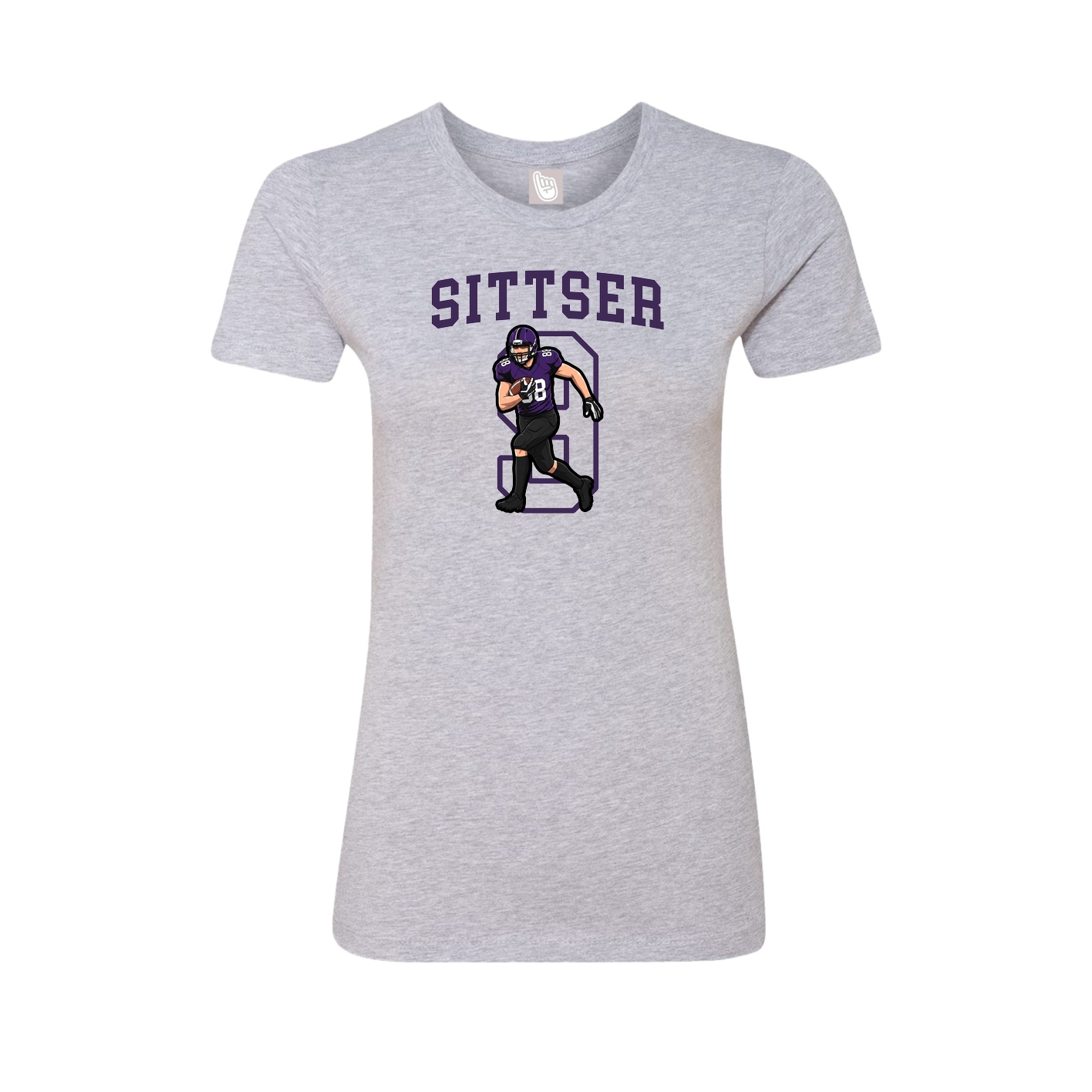 Fitted Women's Tee — Shirsey in Grey