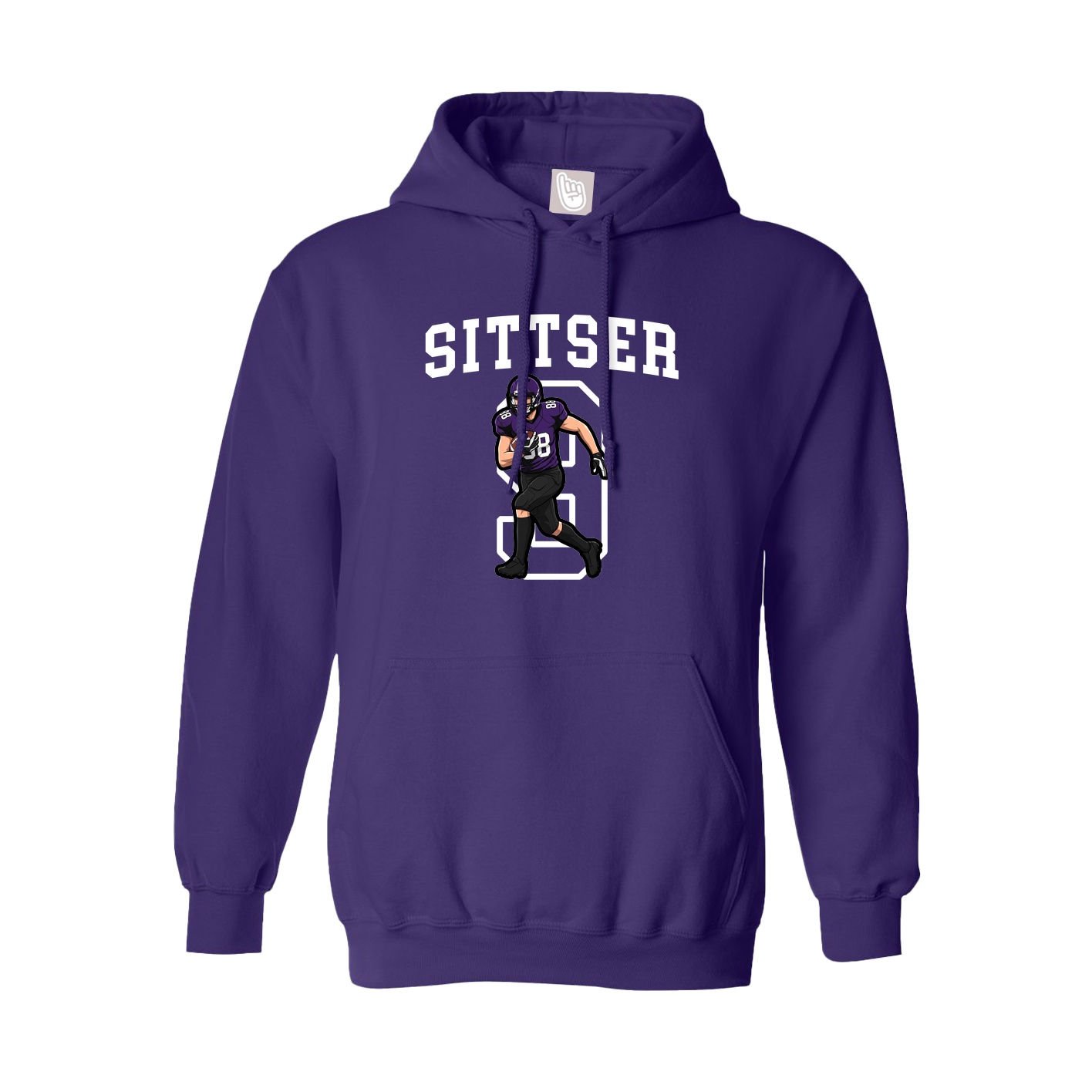 Hoodie — Shirsey in Purple