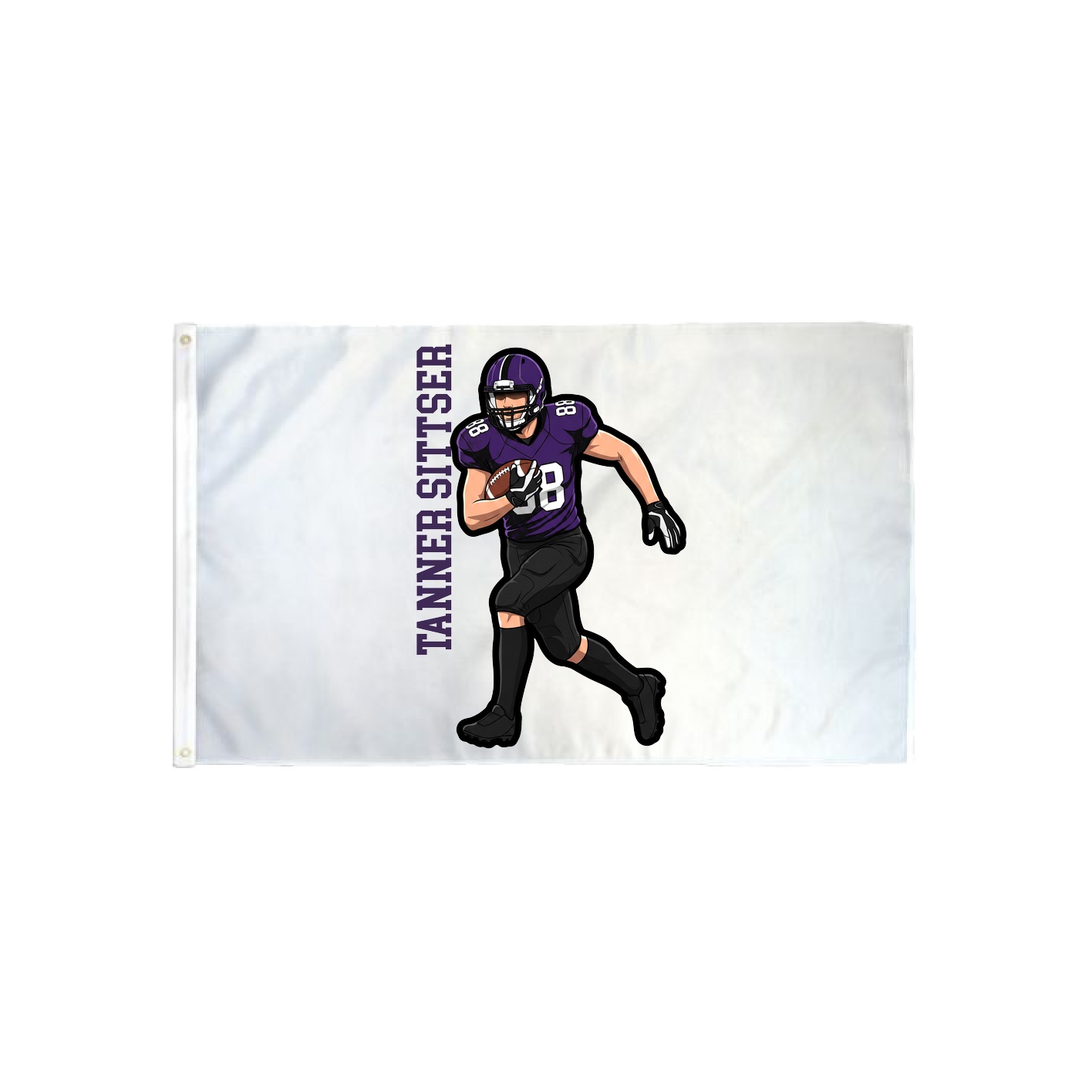 3x5 Flag — Name Vertical in Classic