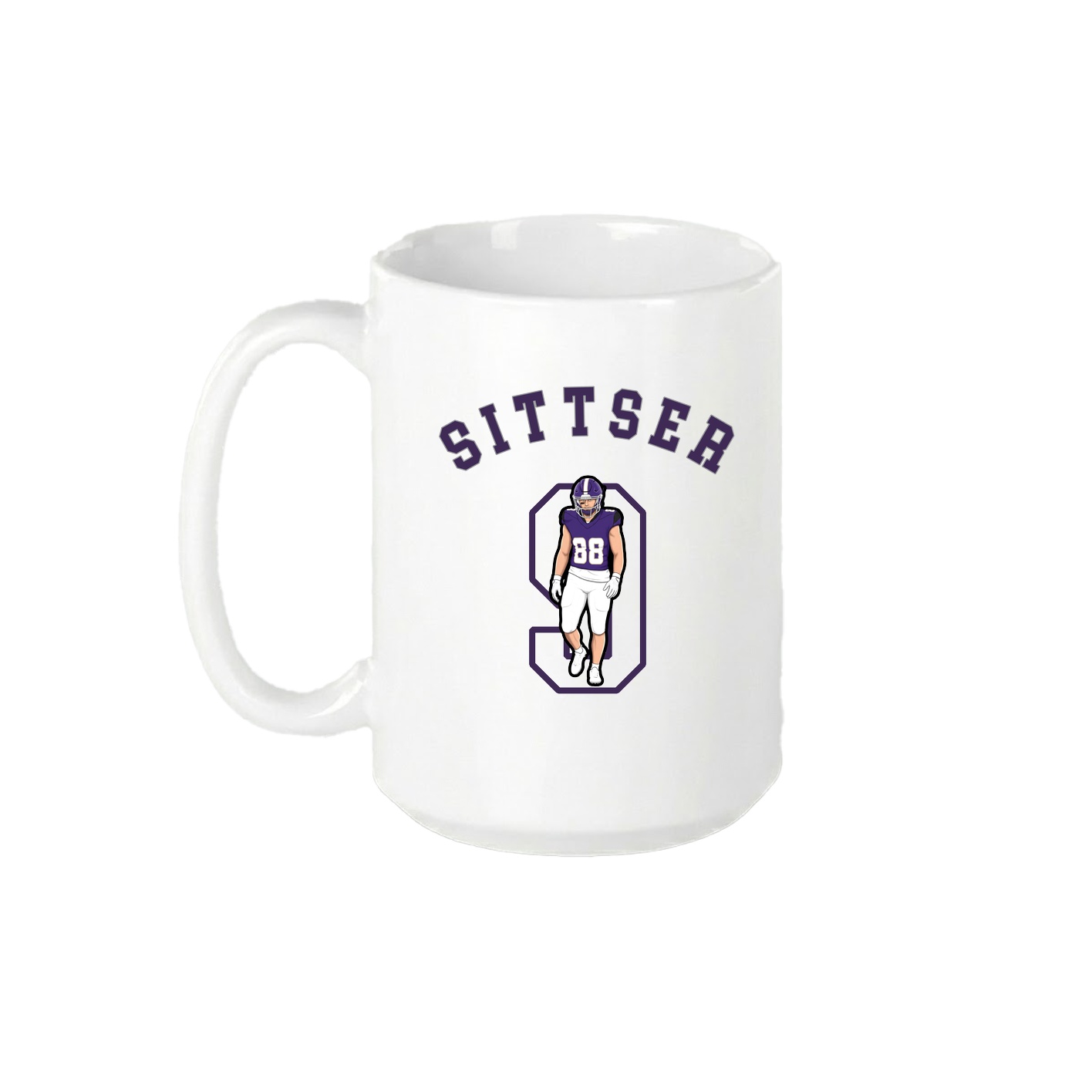 15oz Coffee Mug — Shirsey Arch in White