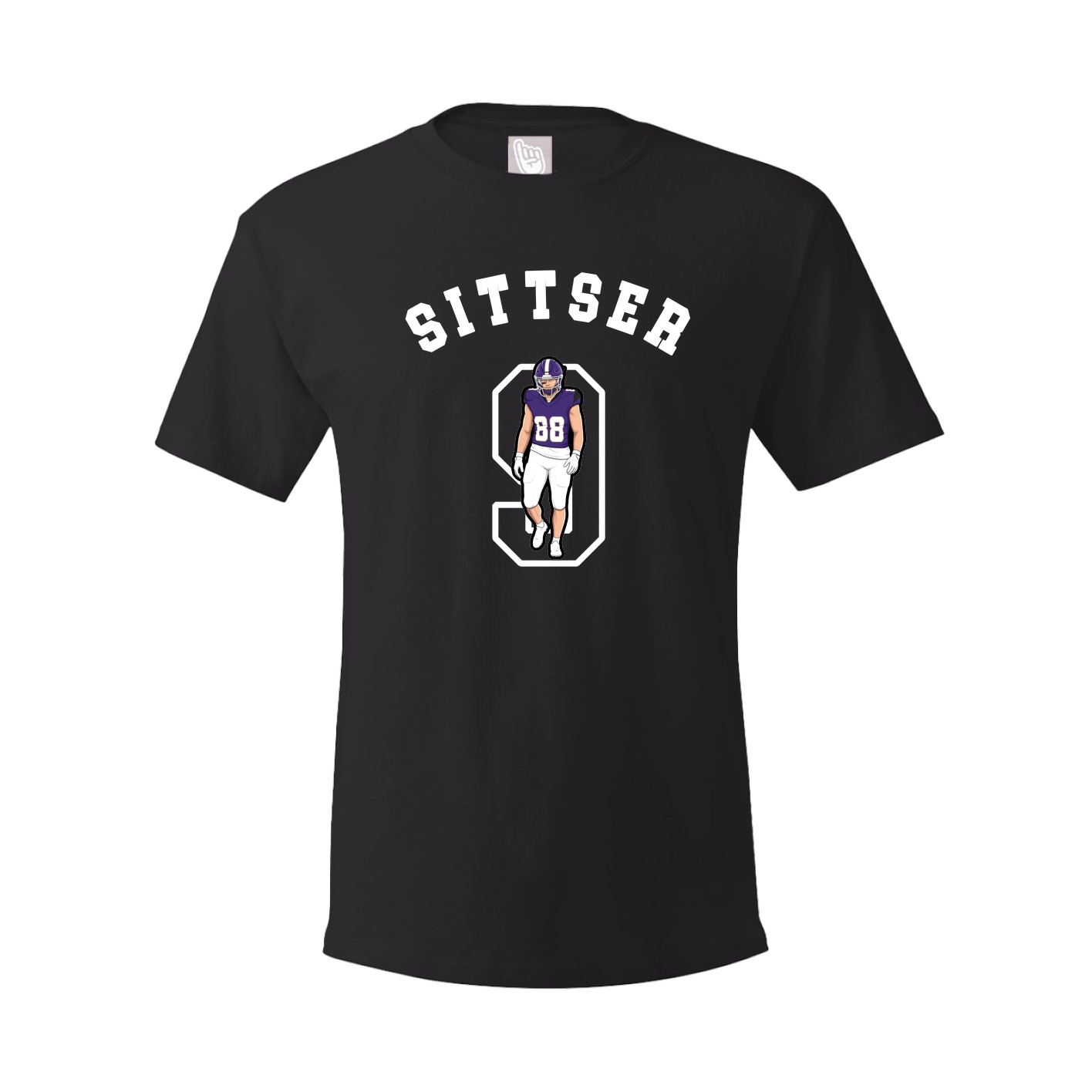 Youth Tee — Shirsey Arch in Black