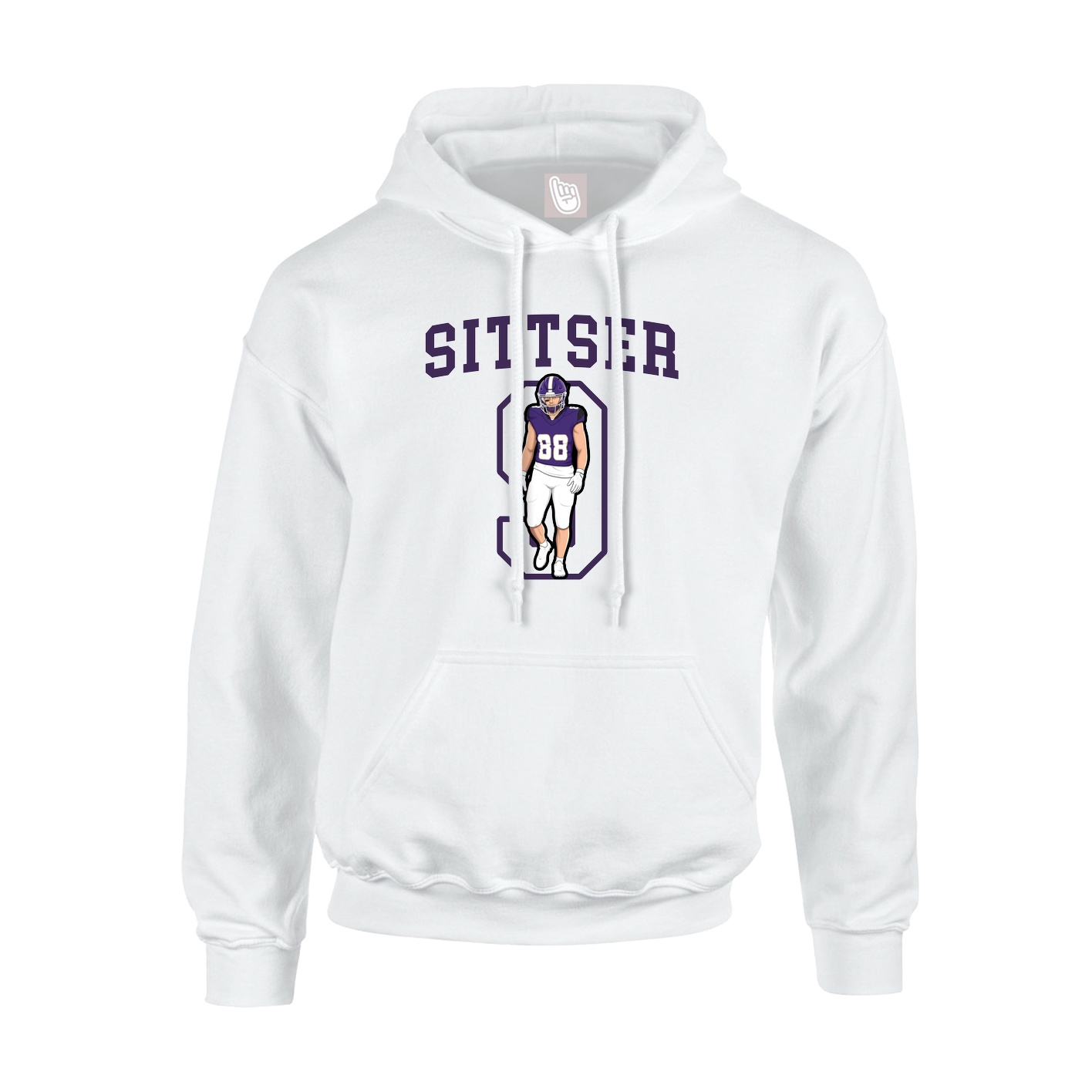 Hoodie — Shirsey in White