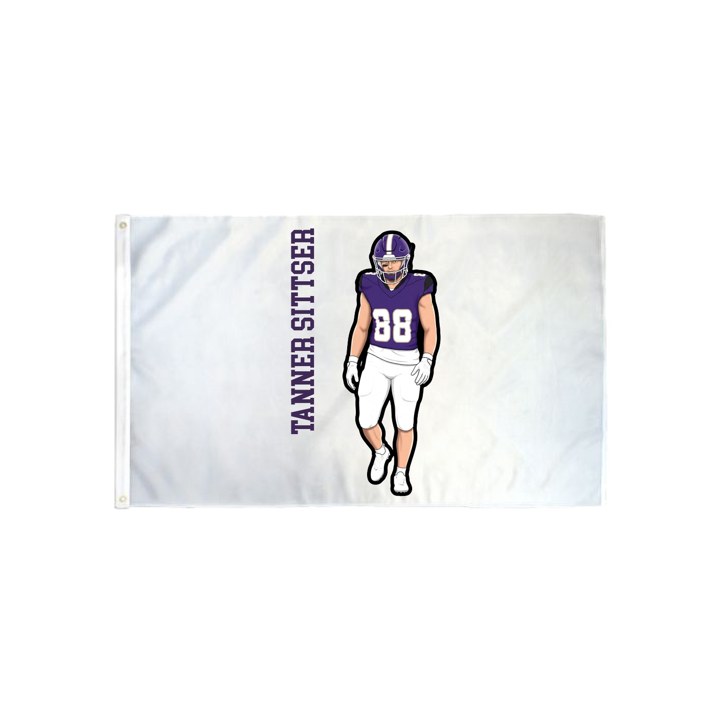 3x5 Flag — Name Vertical in Classic