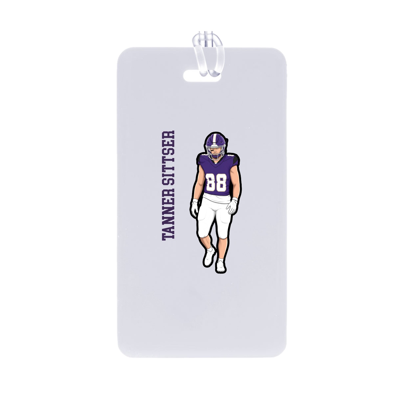 Bag Tag — Name Vertical in Classic