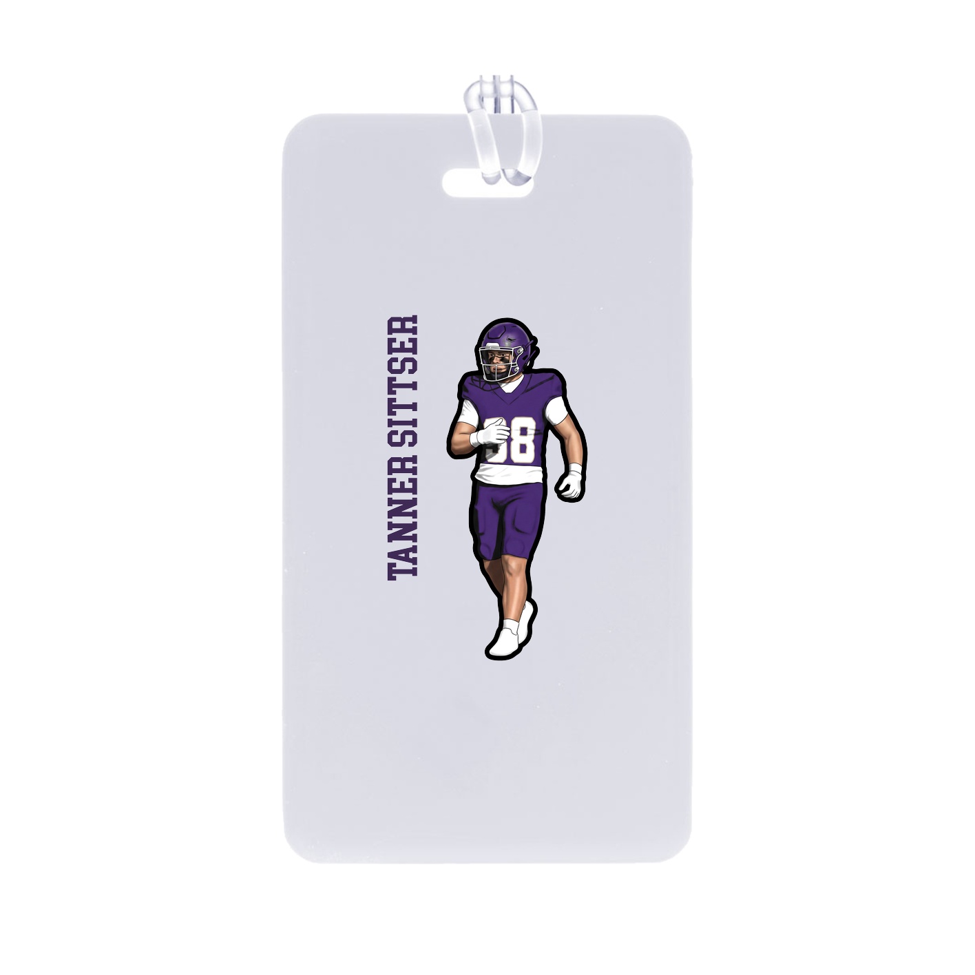 Bag Tag — Name Vertical in Classic