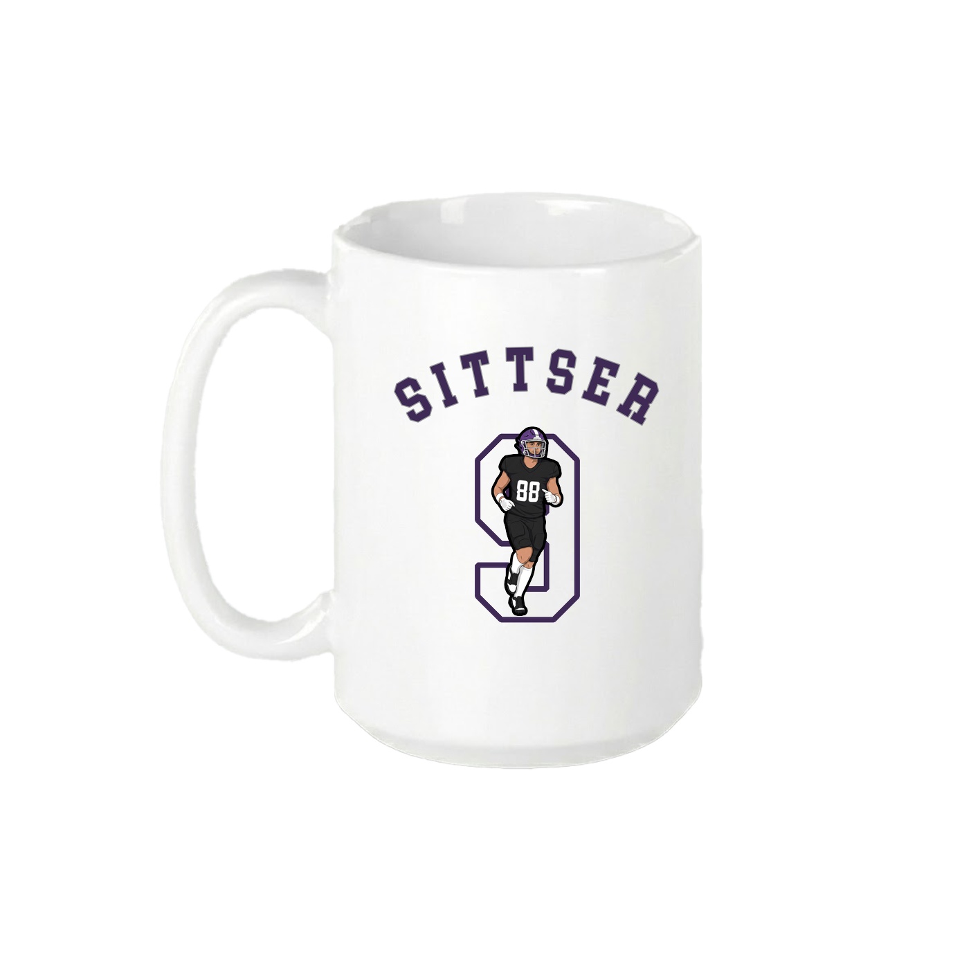 15oz Coffee Mug — Shirsey Arch in White