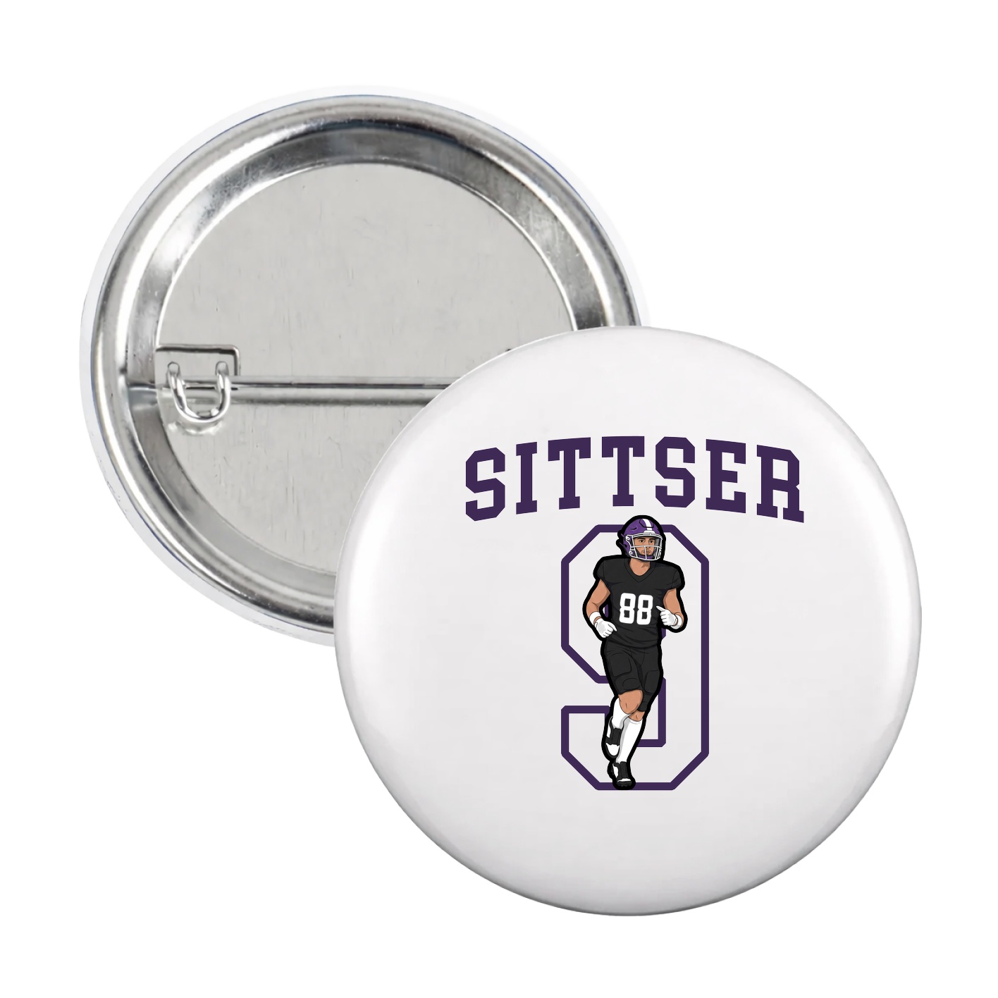 Game Day Button — Shirsey in White