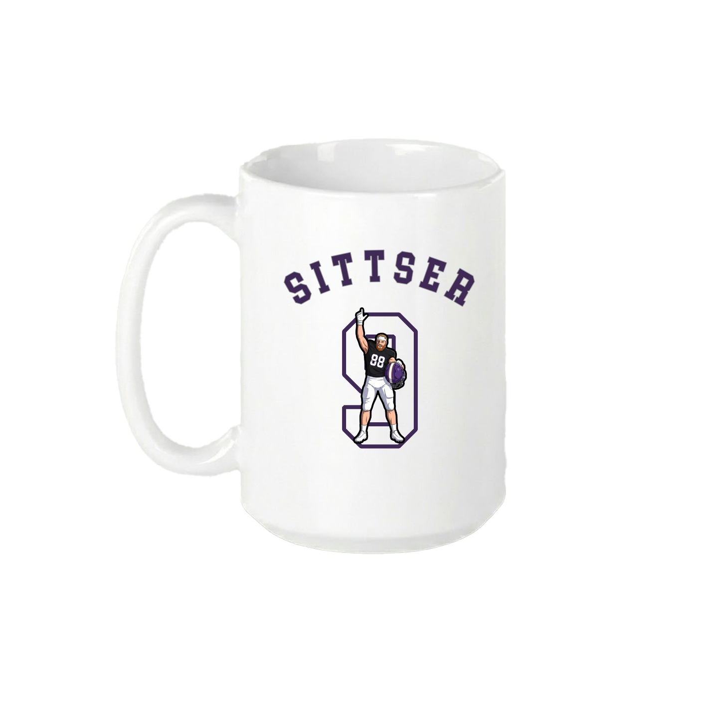 15oz Coffee Mug — Shirsey Arch in White