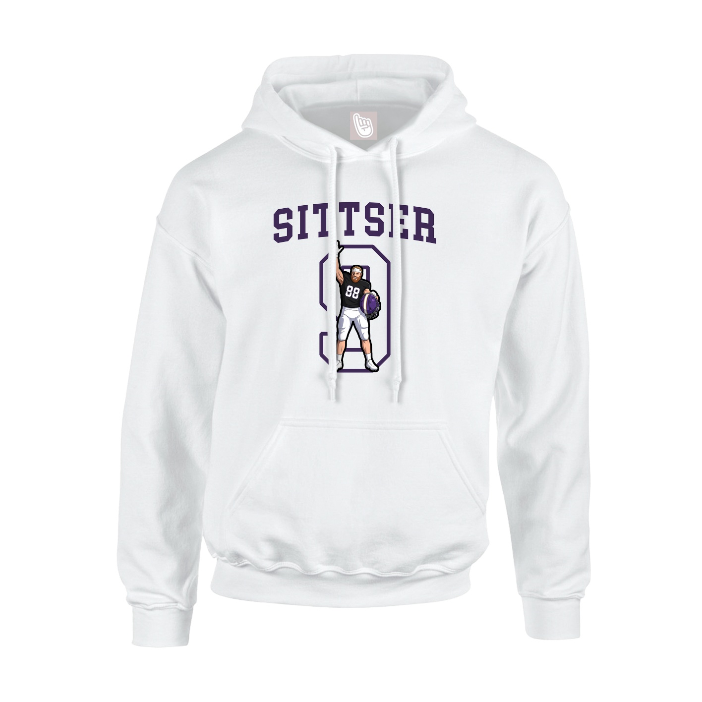 Hoodie — Shirsey in White