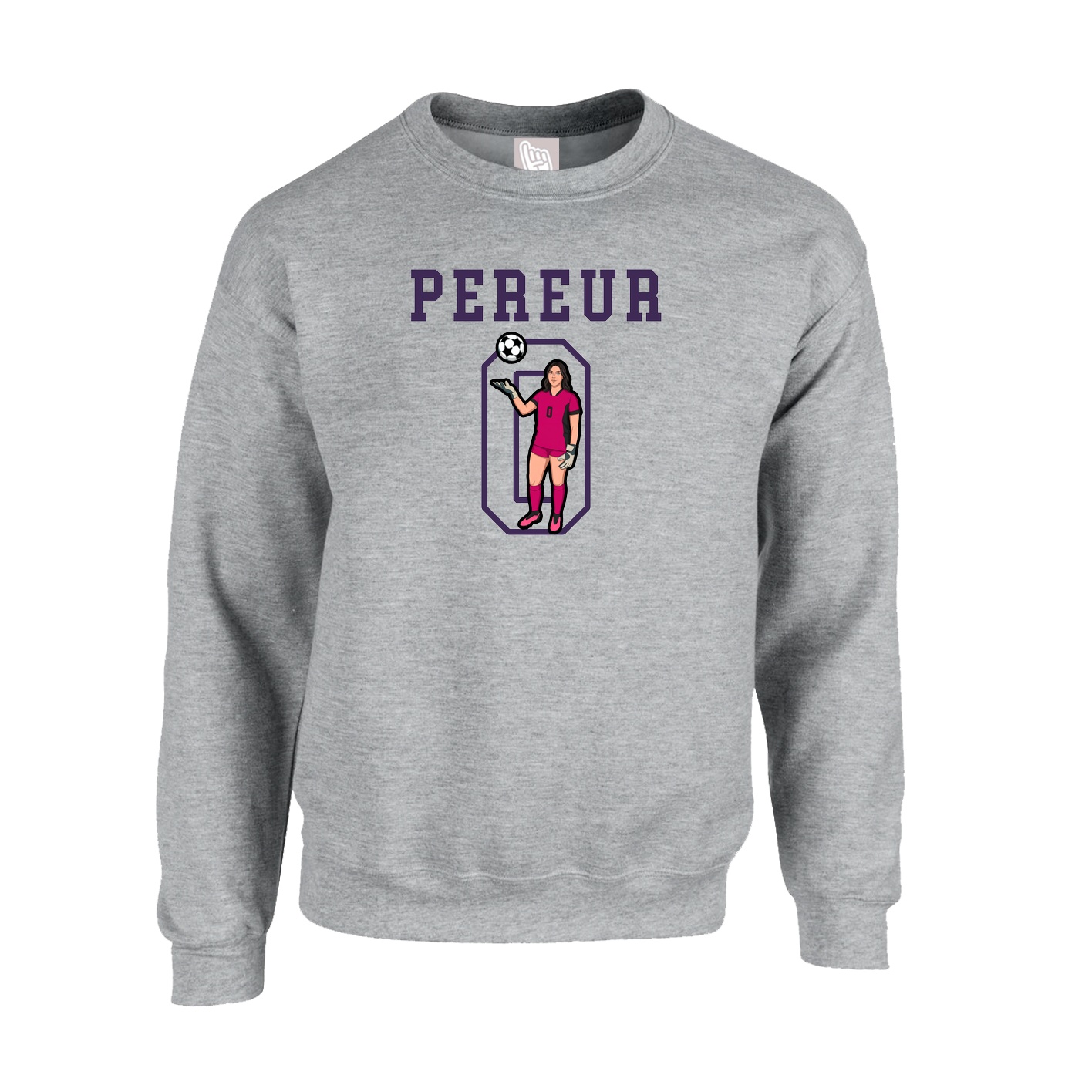 Fleece Crew — Shirsey in Grey