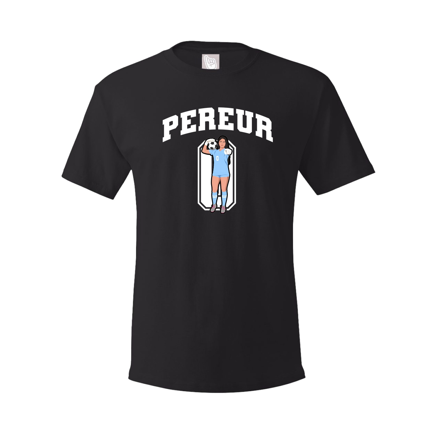 Youth Tee — Number in Black
