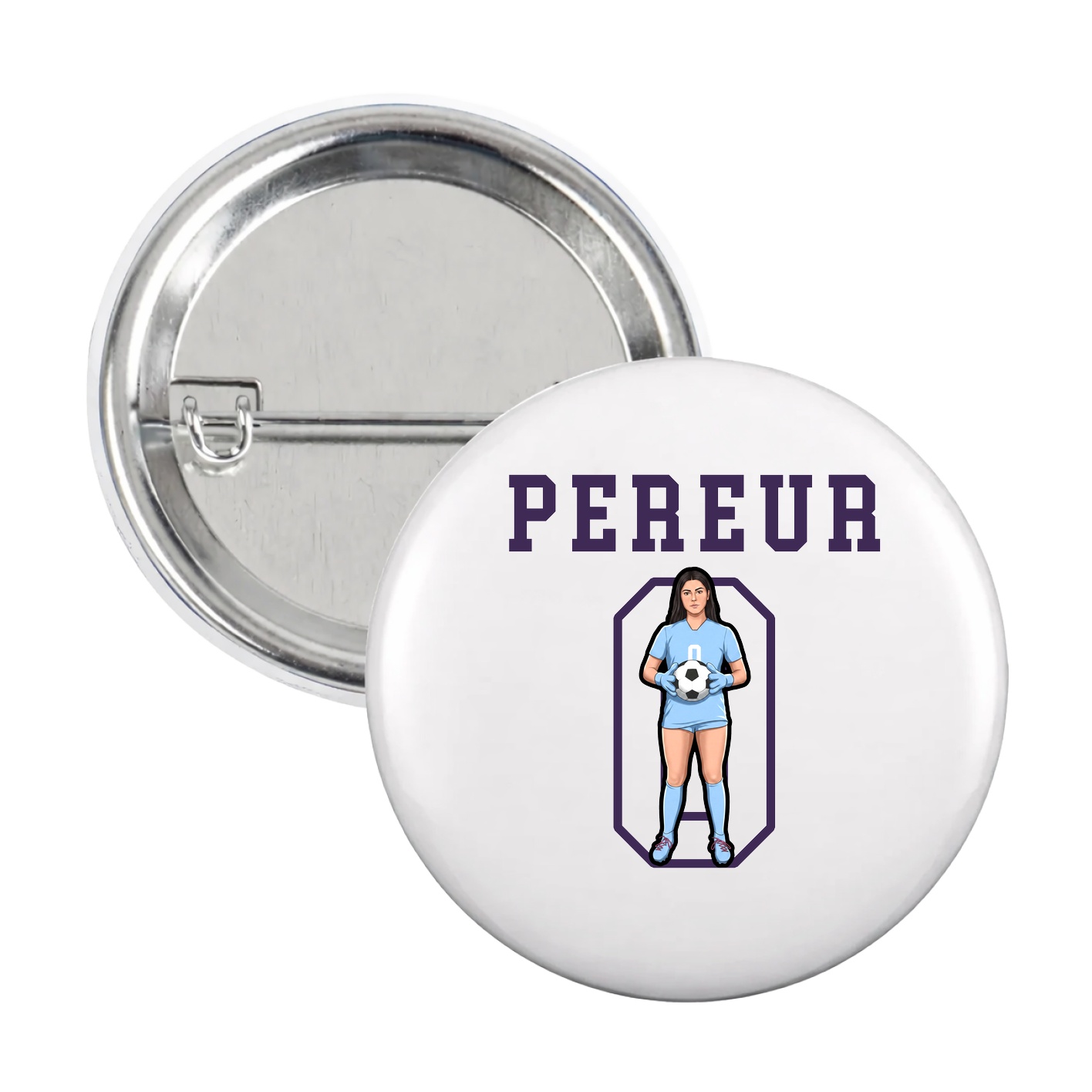 Game Day Button — Shirsey in White