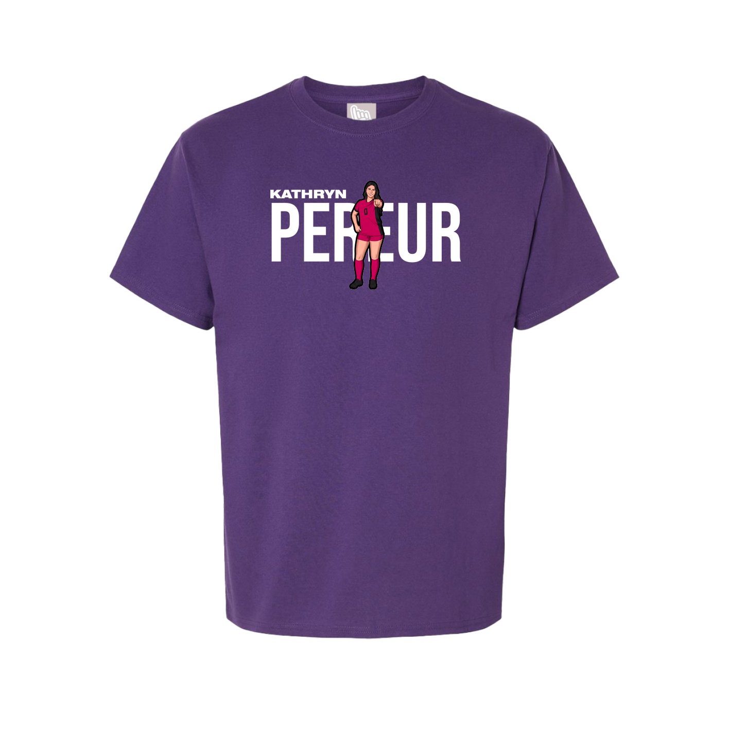 Youth Tee — Player Name in Purple