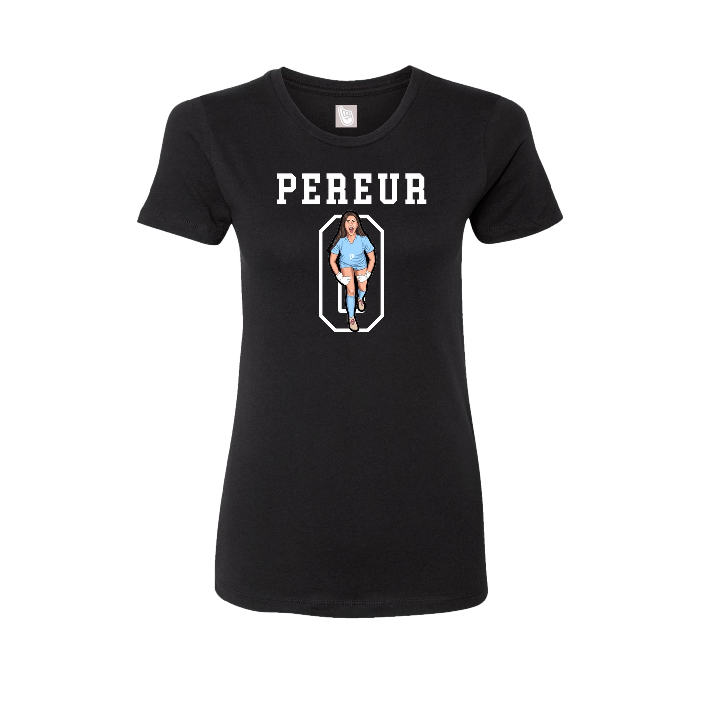 Fitted Women's Tee — Shirsey in Black