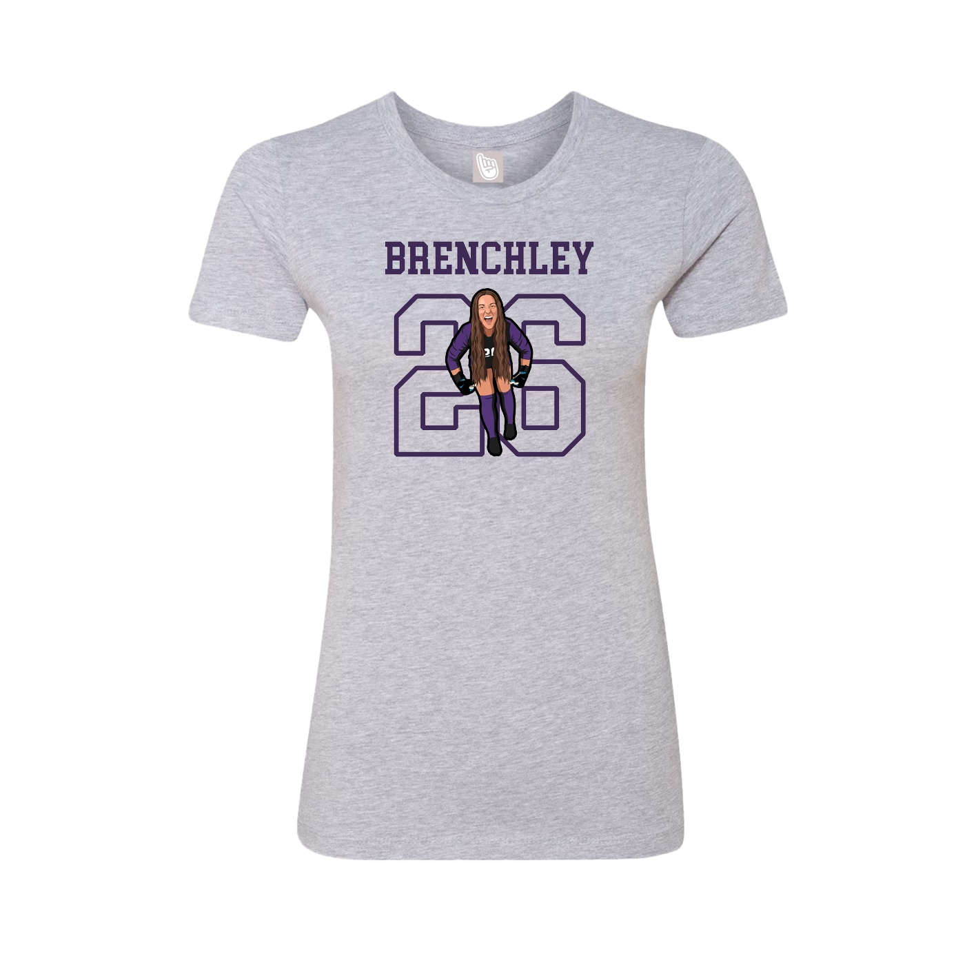 Fitted Women's Tee — Shirsey in Grey