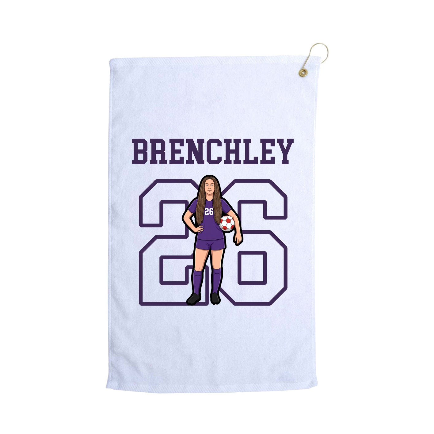 Golf Towel — Shirsey in White