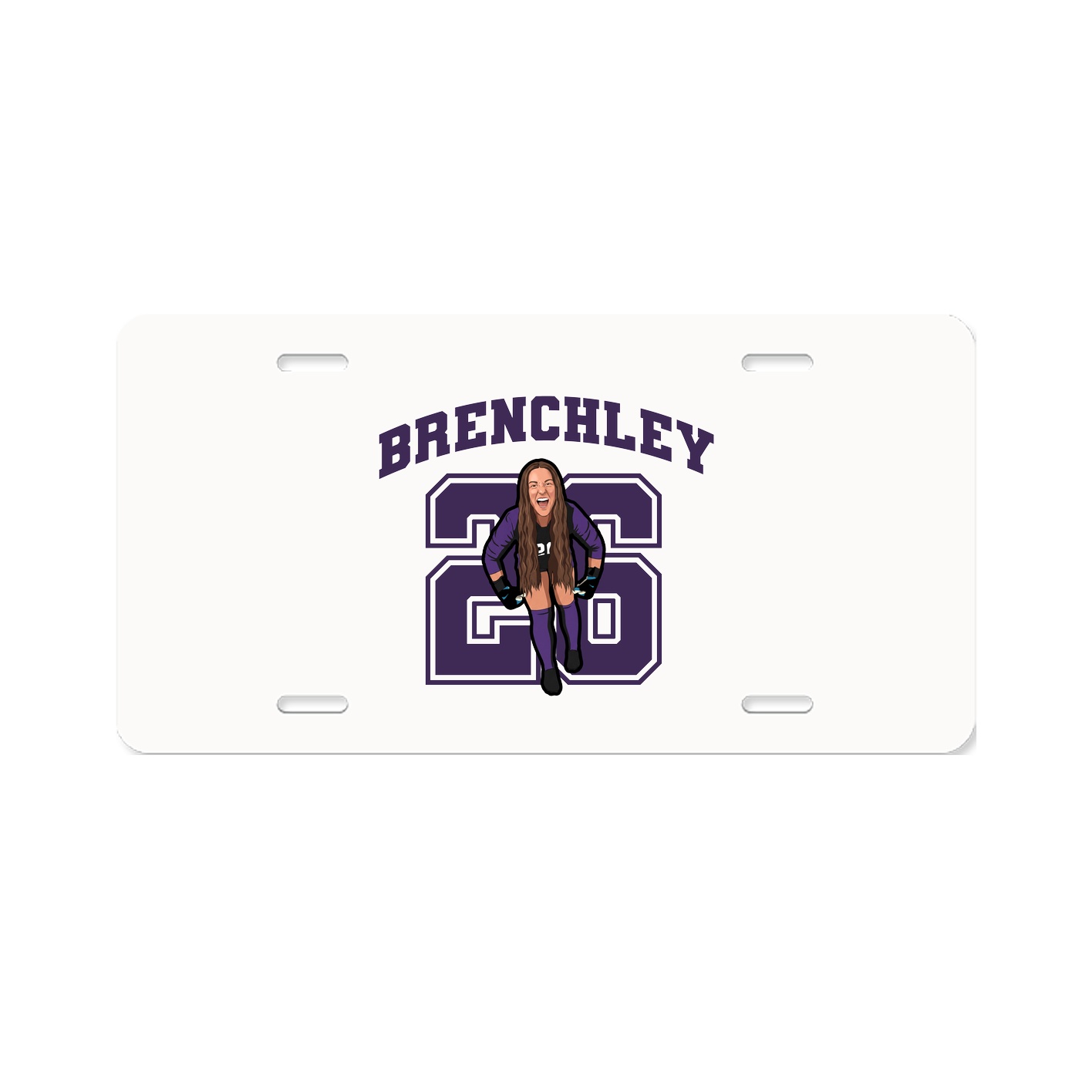 License Plate — Number in Classic