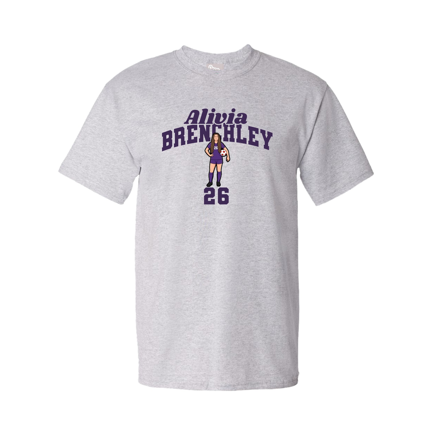Youth Tee — Signature Arch in Grey