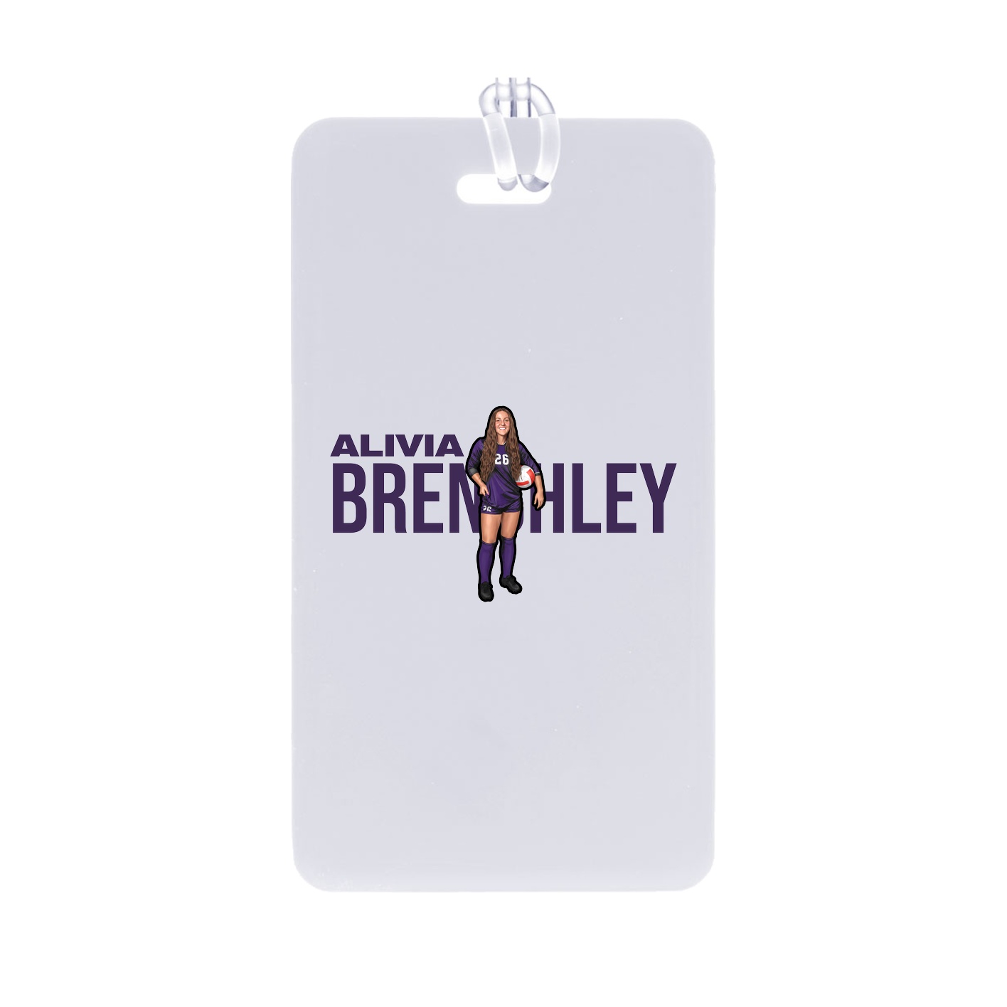 Bag Tag — Player Name in Classic