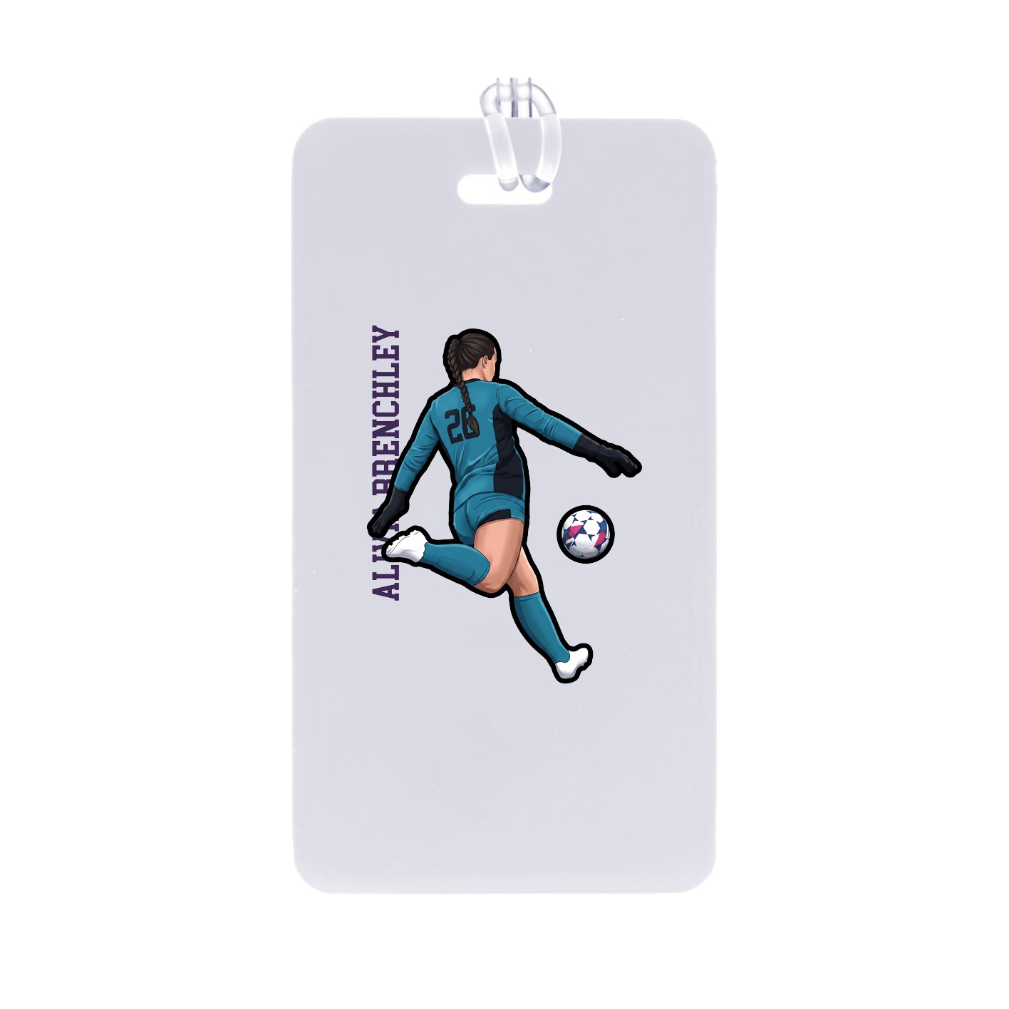 Bag Tag — Name Vertical in Classic
