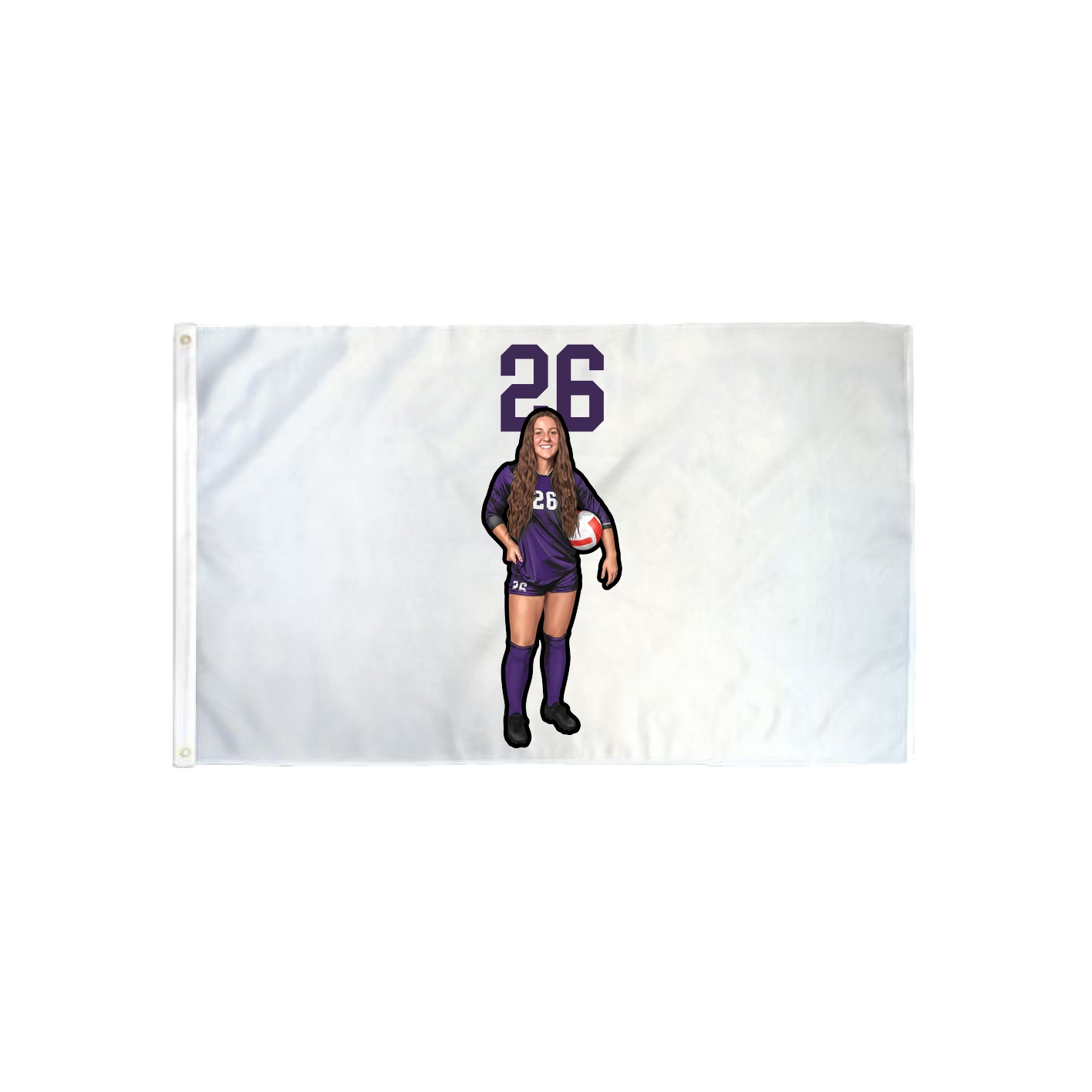 3x5 Flag — Number Top in Classic