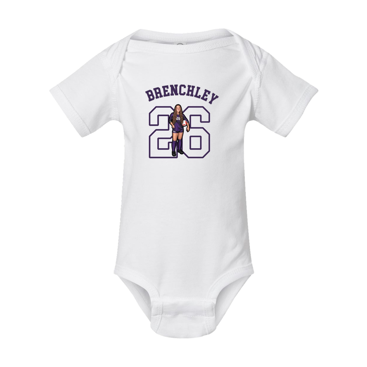 Baby Onesie — Shirsey Arch in White
