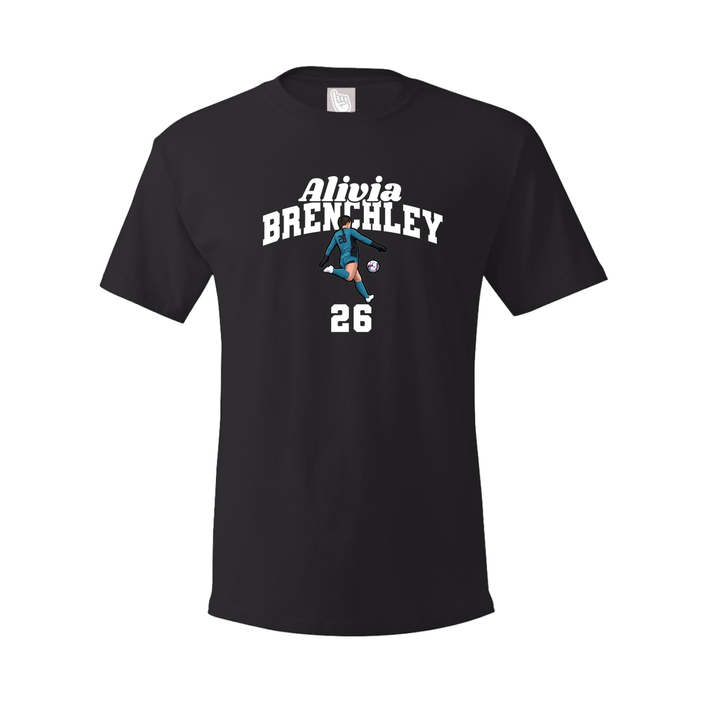Youth Tee — Signature Arch in Black