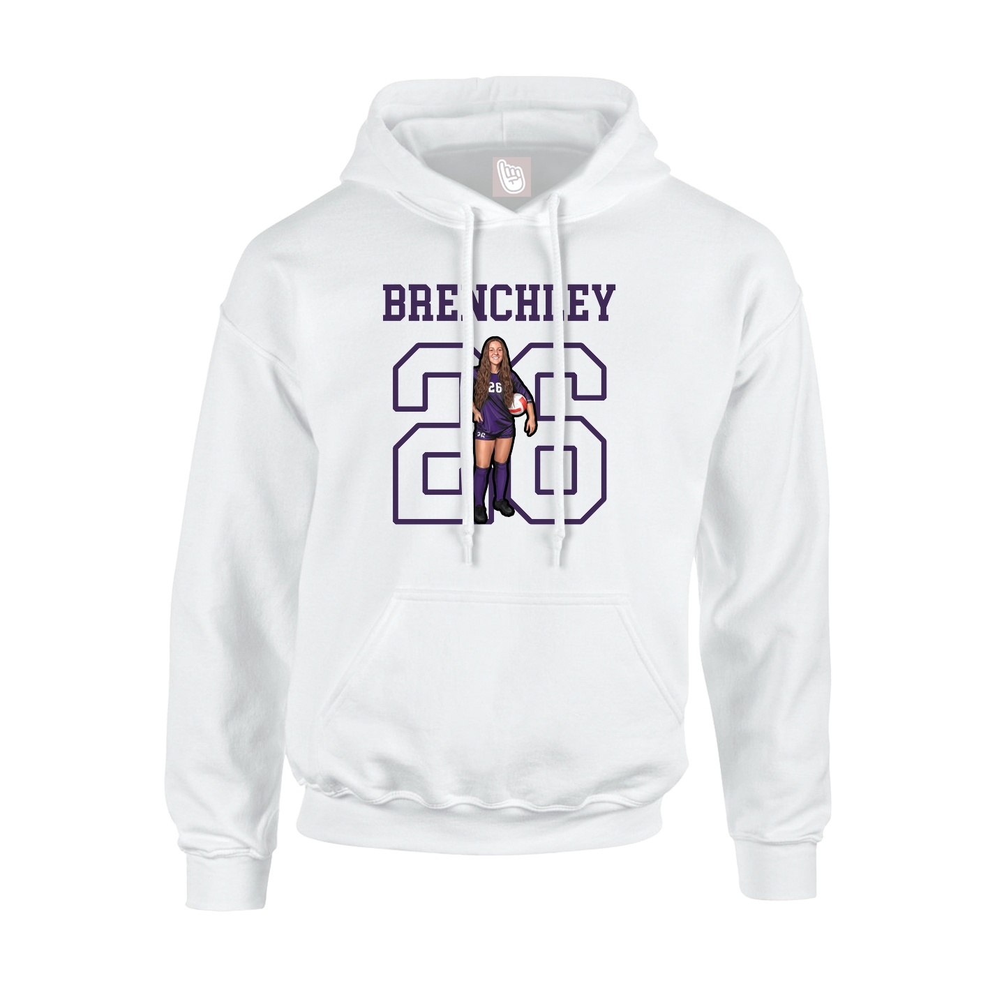 Youth Hoodie — Shirsey in White
