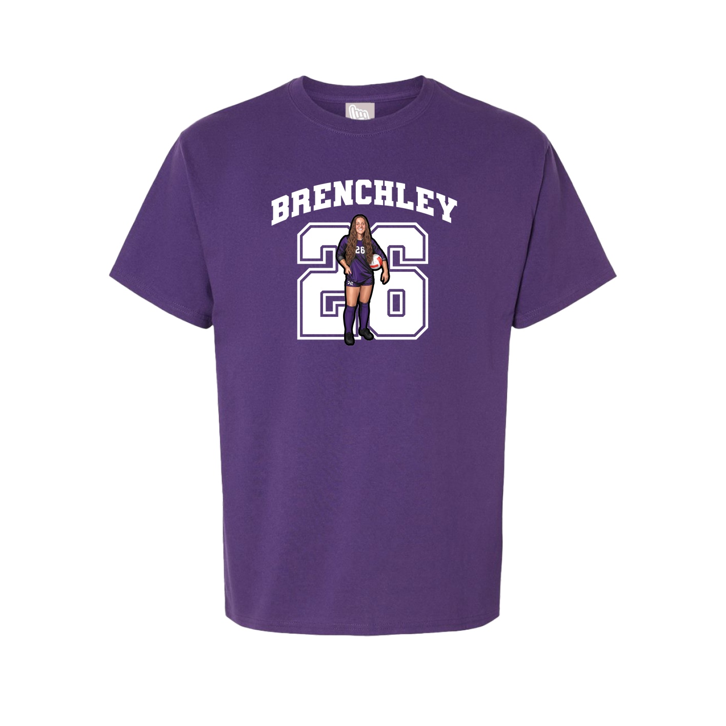 Tee — Number in Purple
