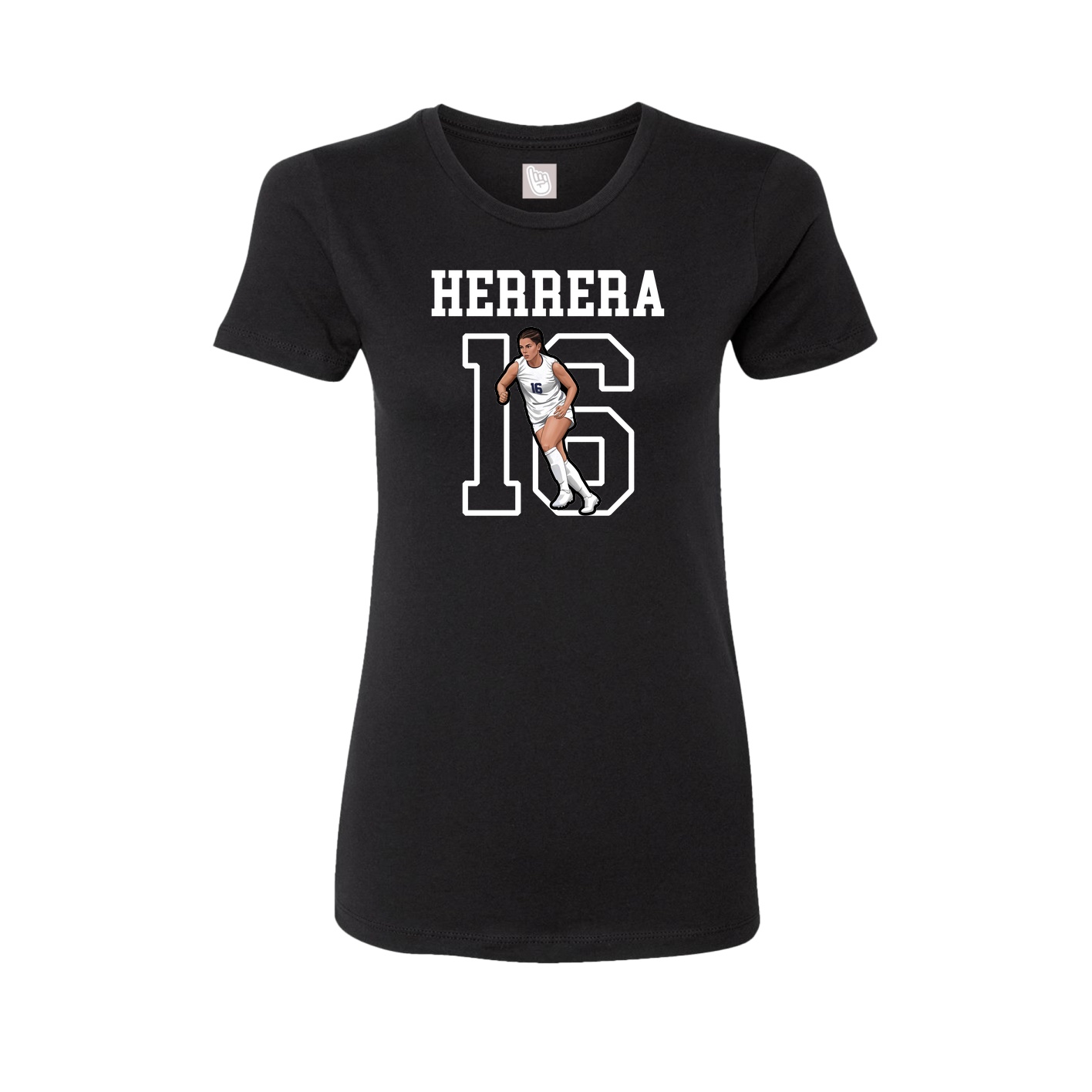 Fitted Women's Tee — Shirsey in Black