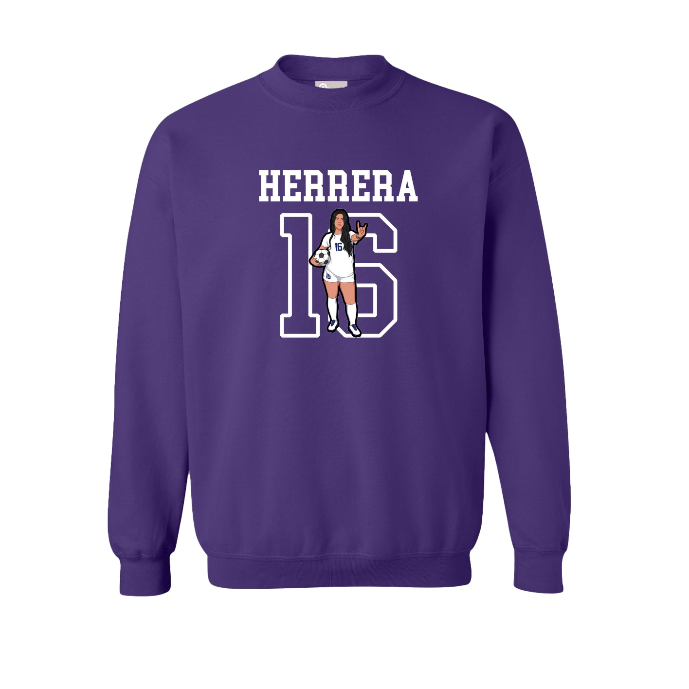 Fleece Crew — Shirsey in Purple