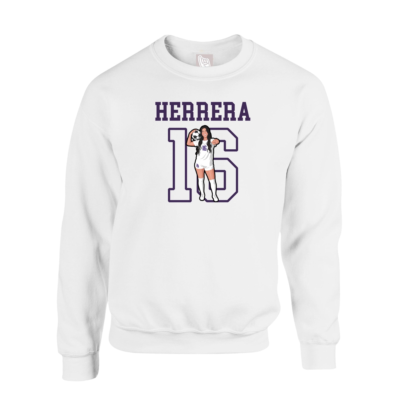 Fleece Crew — Shirsey in White