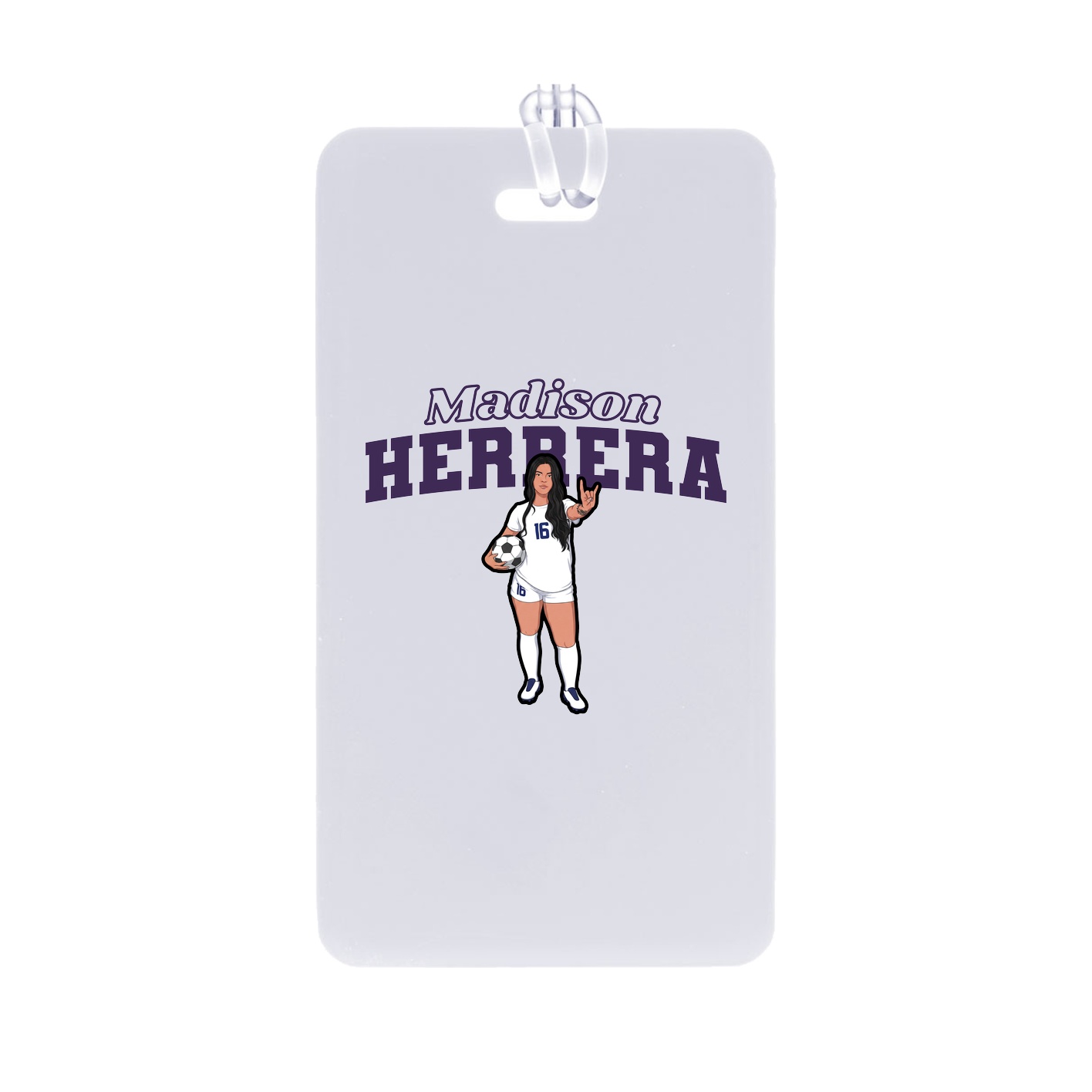 Bag Tag — Name Arch in Classic
