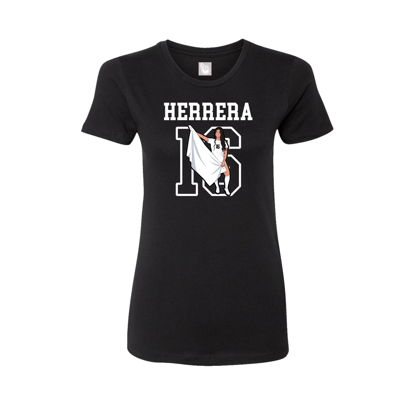 Fitted Women's Tee — Shirsey in Black