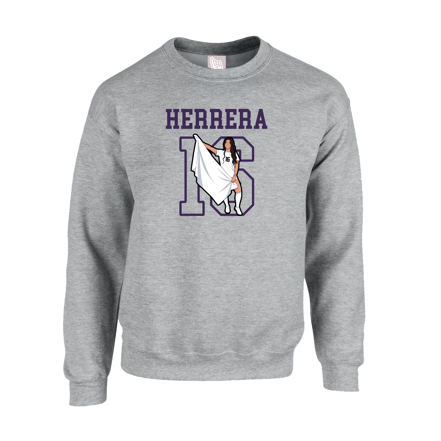 Fleece Crew — Shirsey in Grey