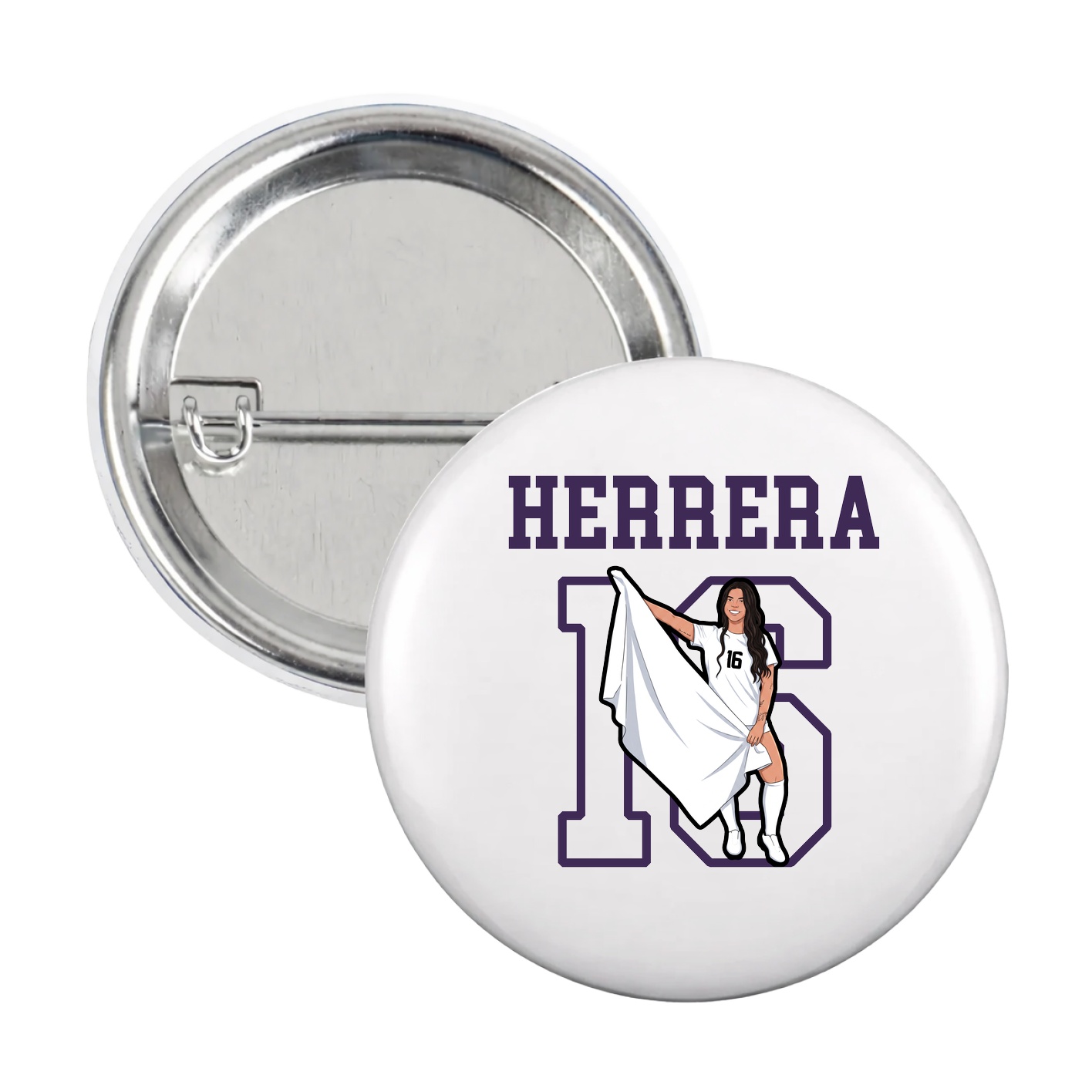 Game Day Button — Shirsey in White