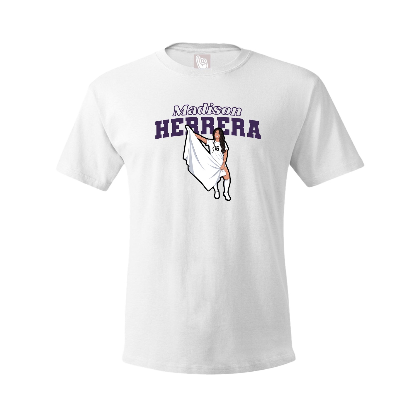 Tee — Name Arch in White
