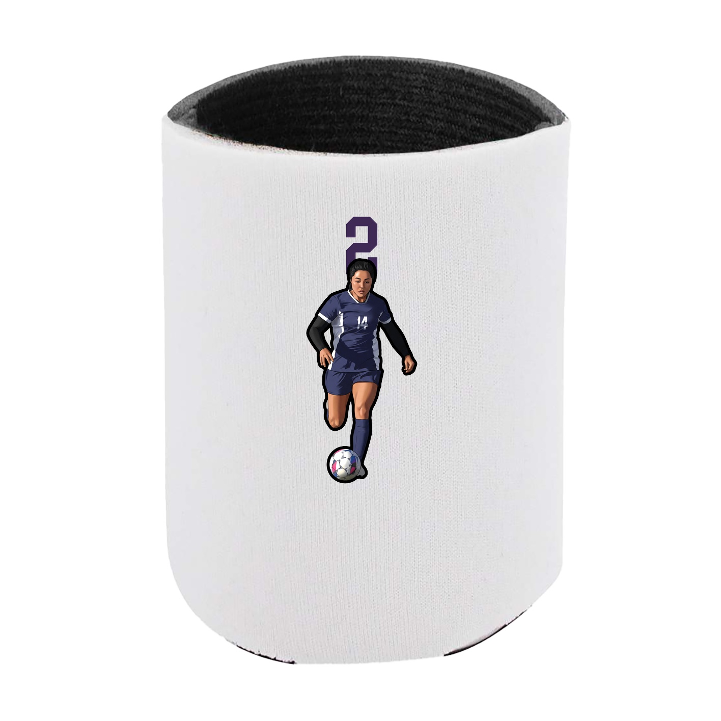 Can Holder — Number Top in White