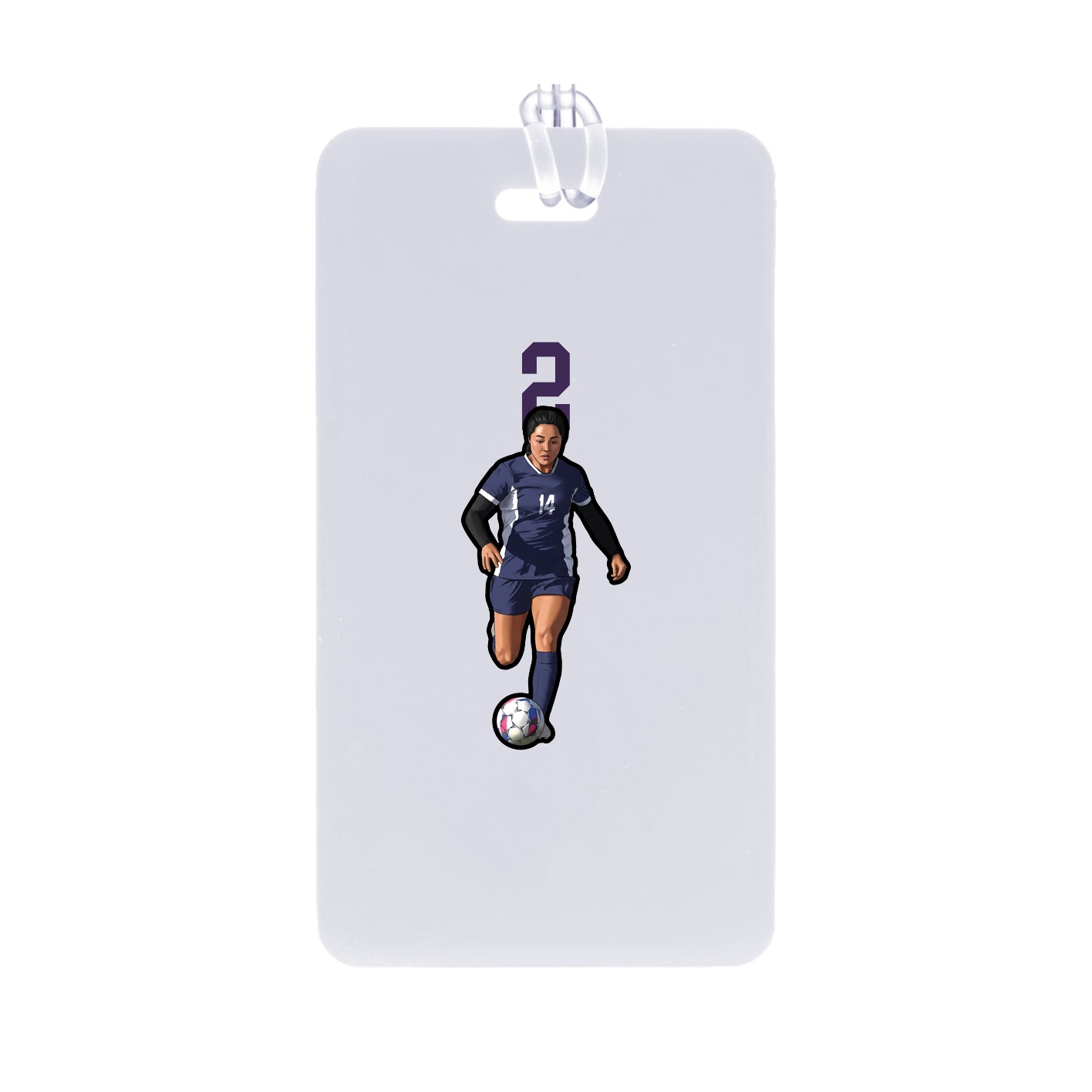 Bag Tag — Number Top in Classic