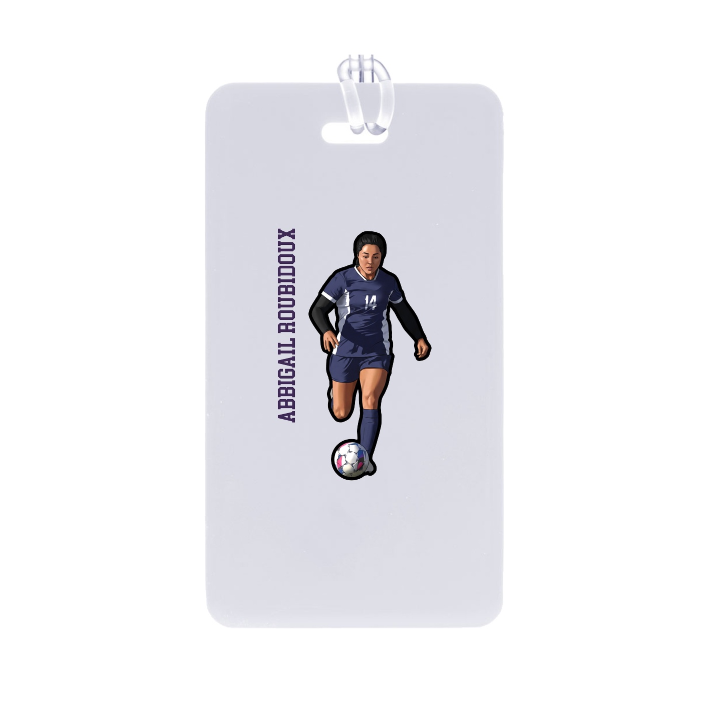 Bag Tag — Name Vertical in Classic