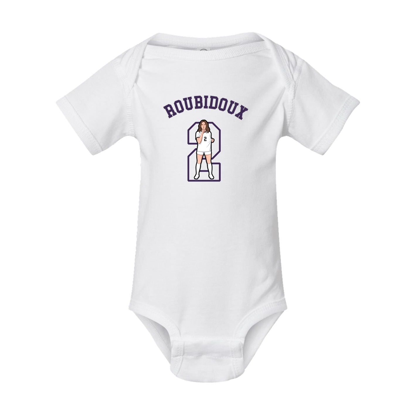 Baby Onesie — Shirsey Arch in White