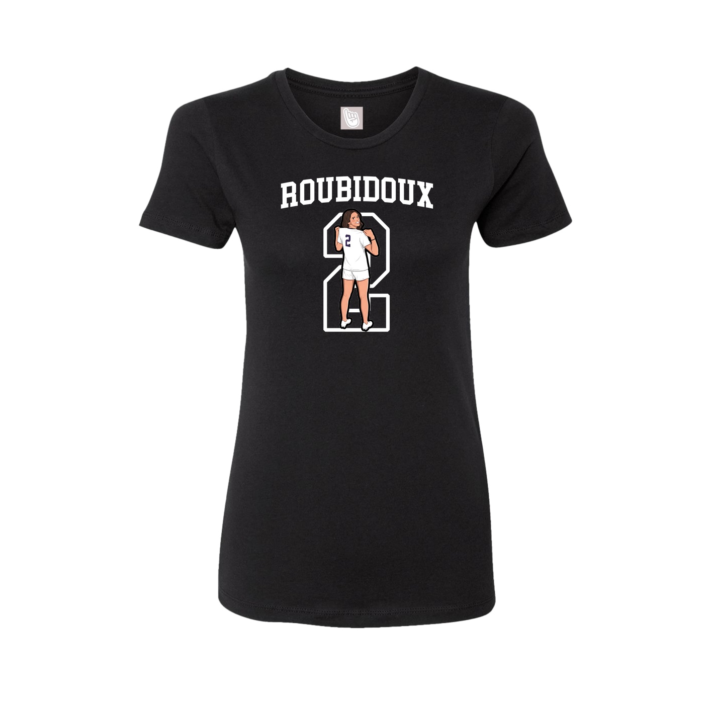 Fitted Women's Tee — Shirsey in Black