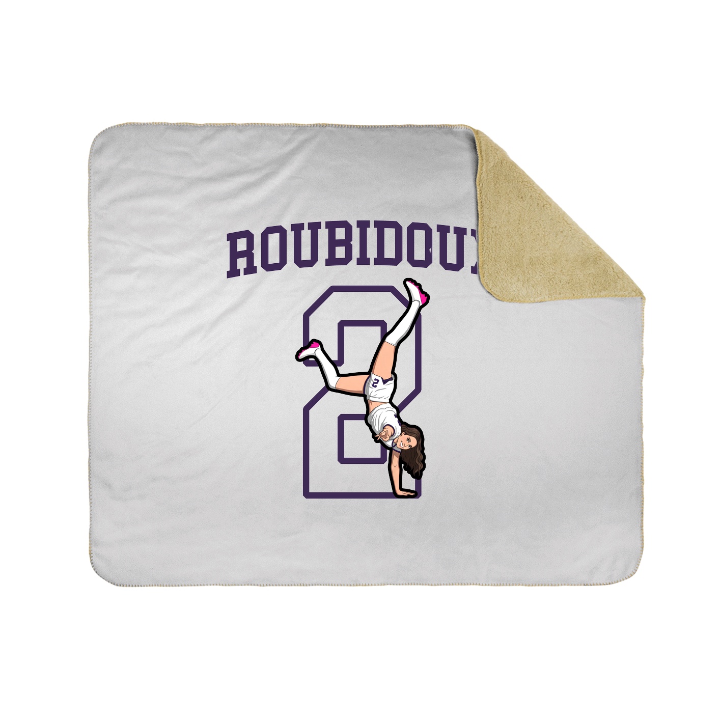 Throw Blanket — Shirsey in White