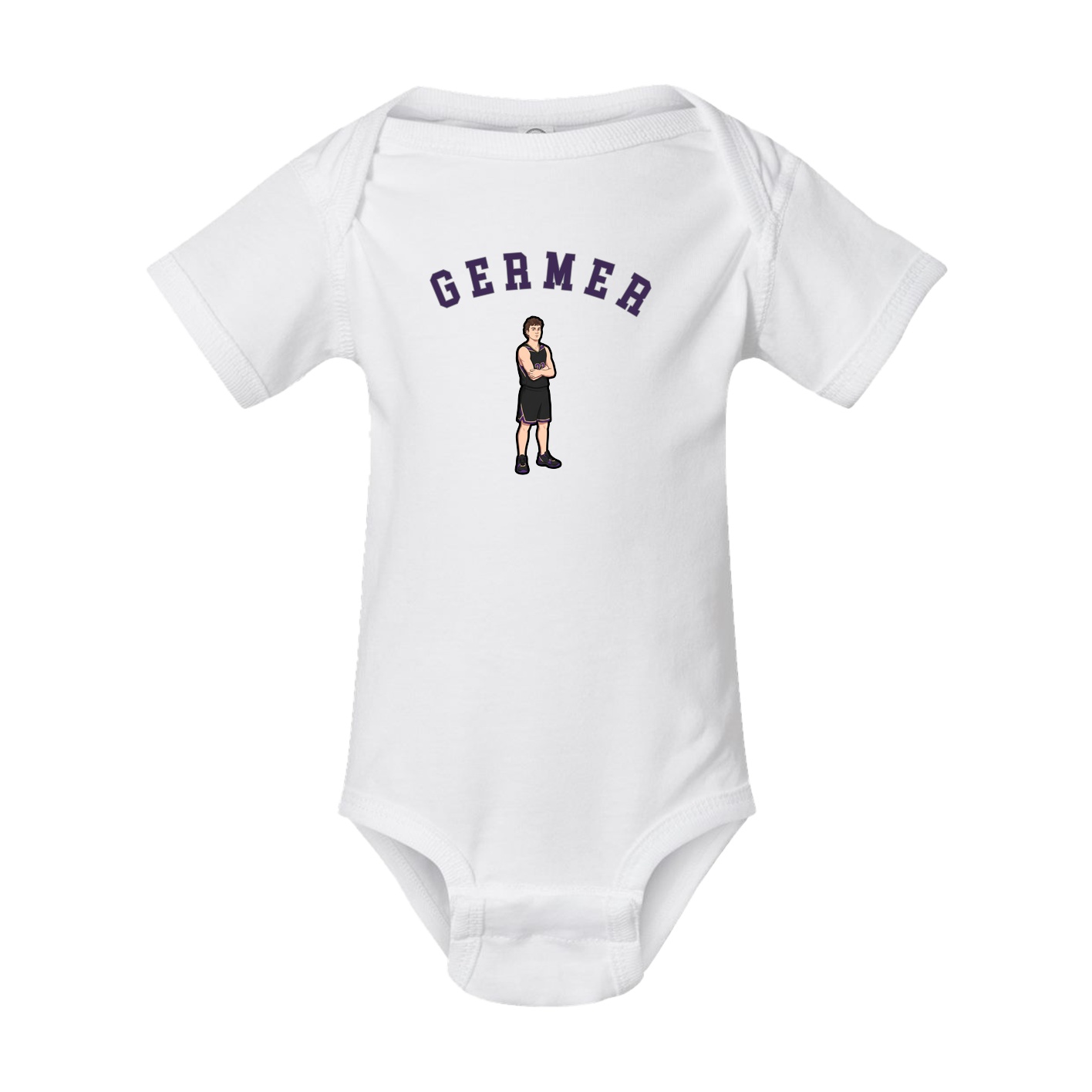 Baby Onesie — Shirsey Arch in White