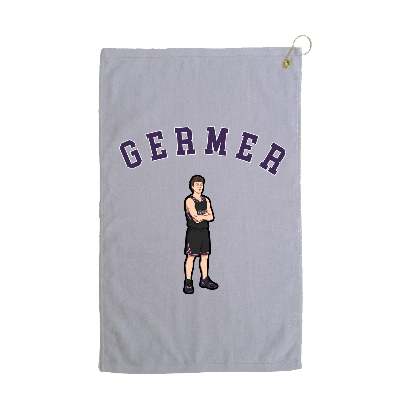 Golf Towel — Shirsey Arch in Grey