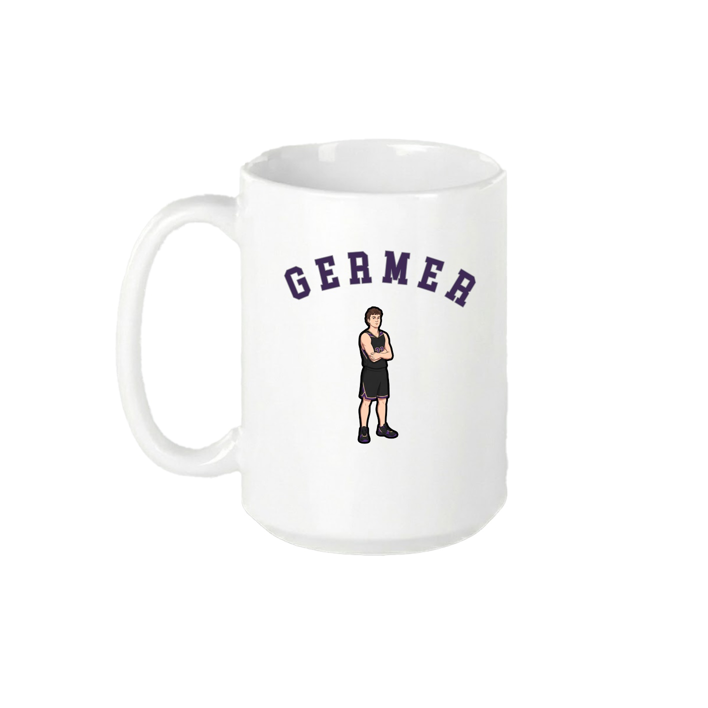15oz Coffee Mug — Shirsey Arch in White