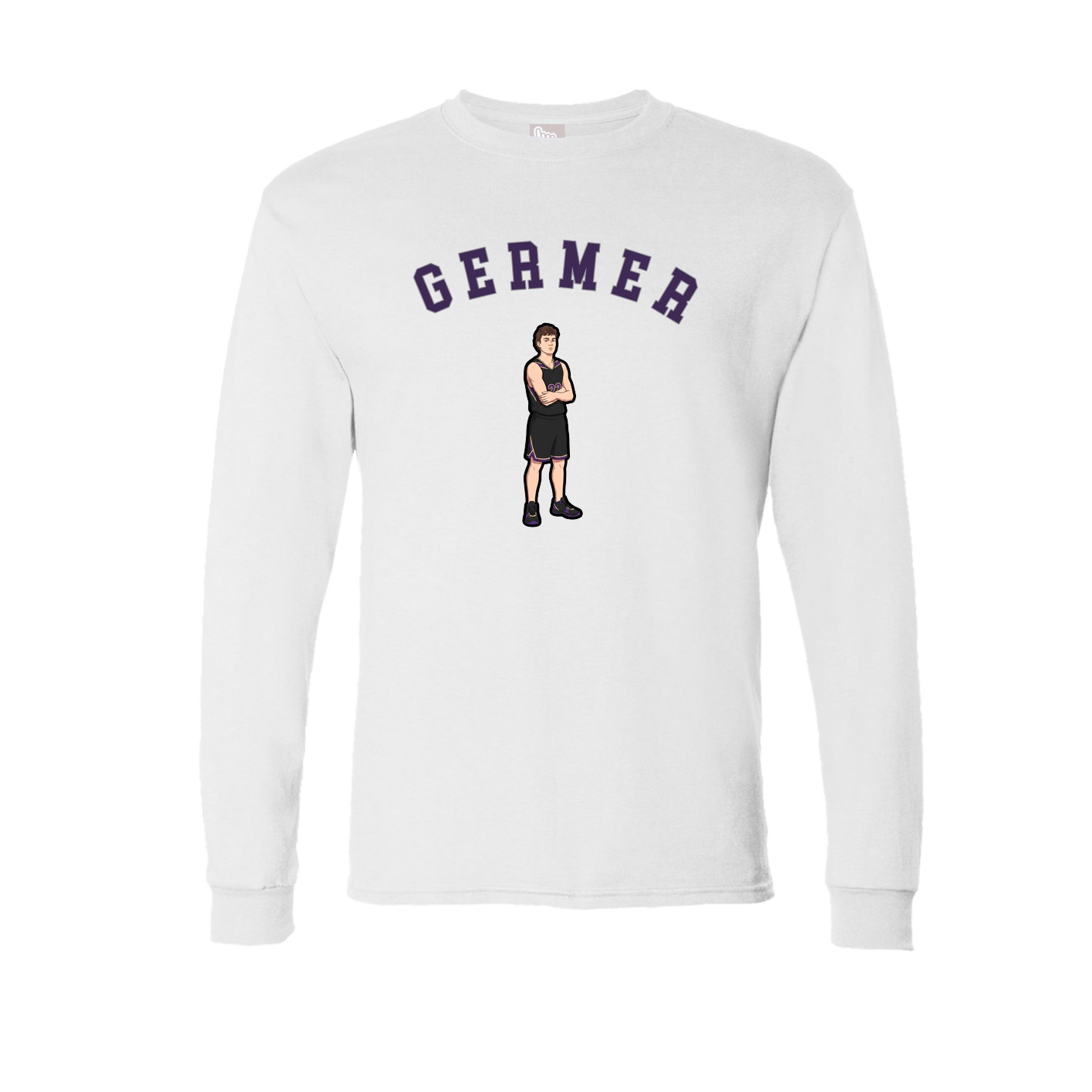 Long Sleeve Tee — Shirsey Arch in White