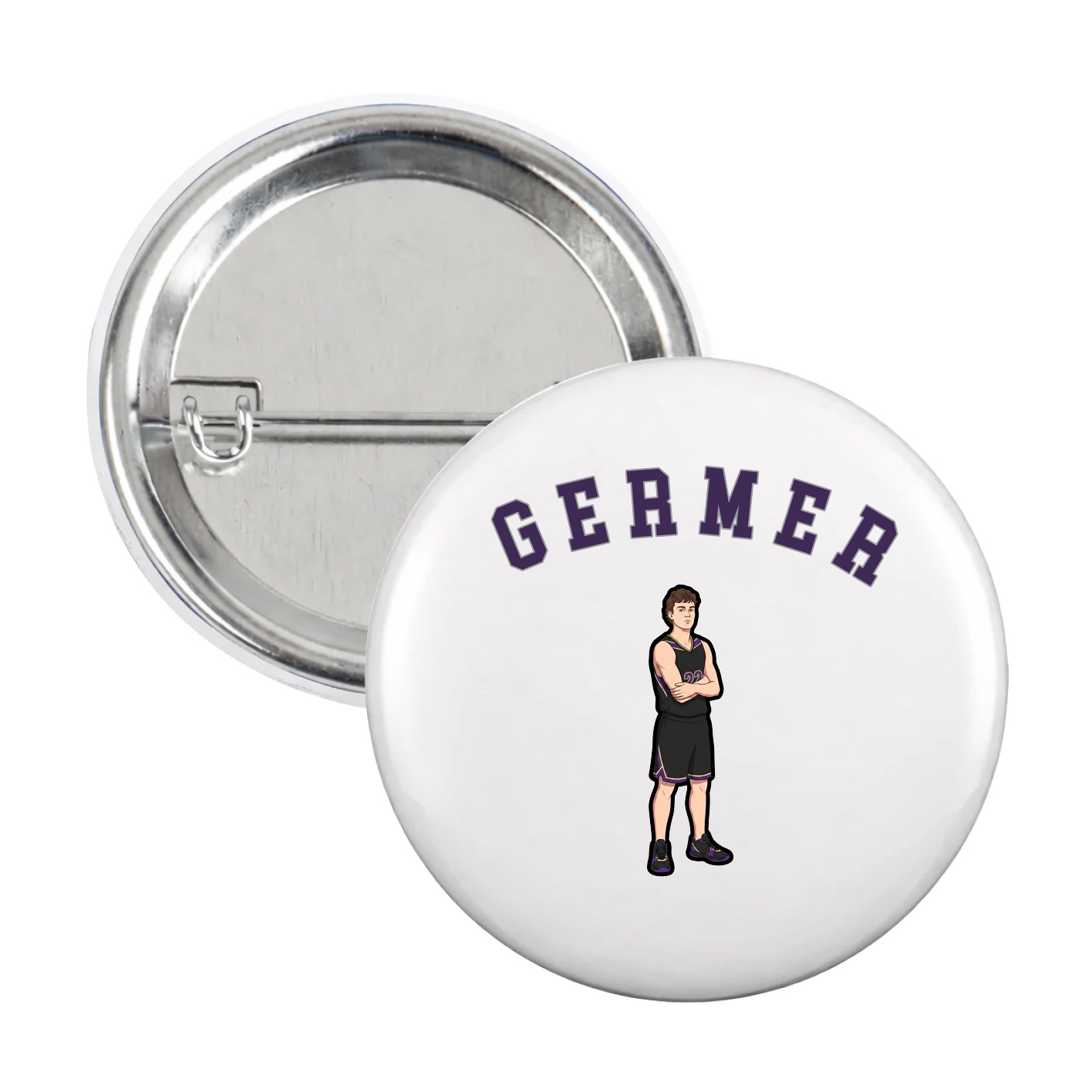 Game Day Button — Shirsey Arch in White